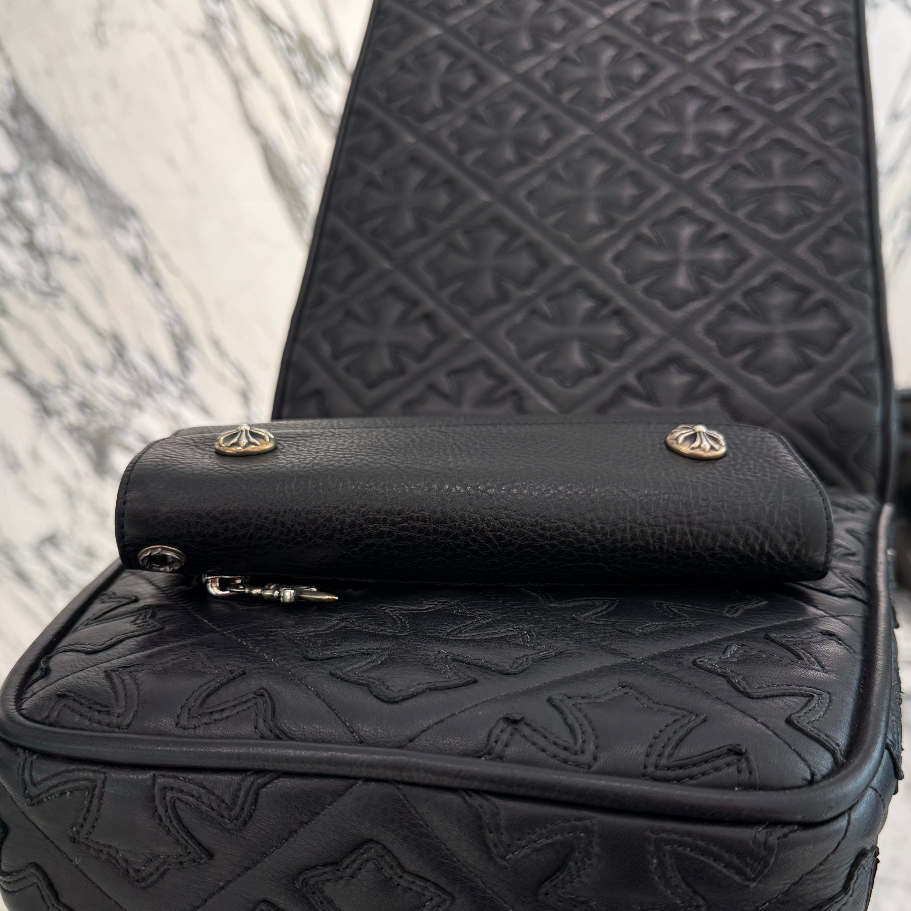 CHROME HEARTS Wave Cross Ball Wallet クロムハーツ ウェーブ クロスボール ウォレット