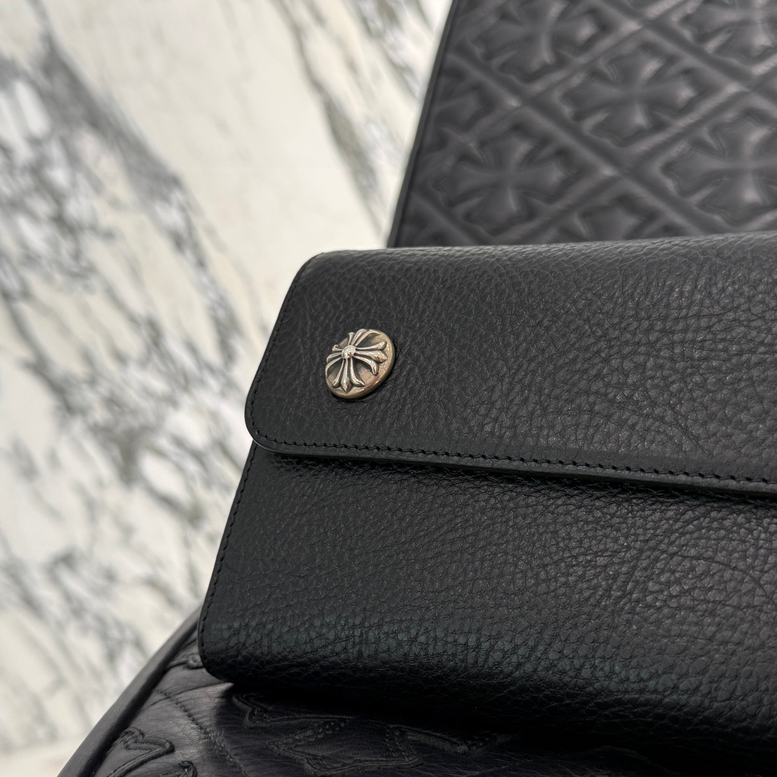 CHROME HEARTS Wave Cross Ball Wallet クロムハーツ ウェーブ クロスボール ウォレット