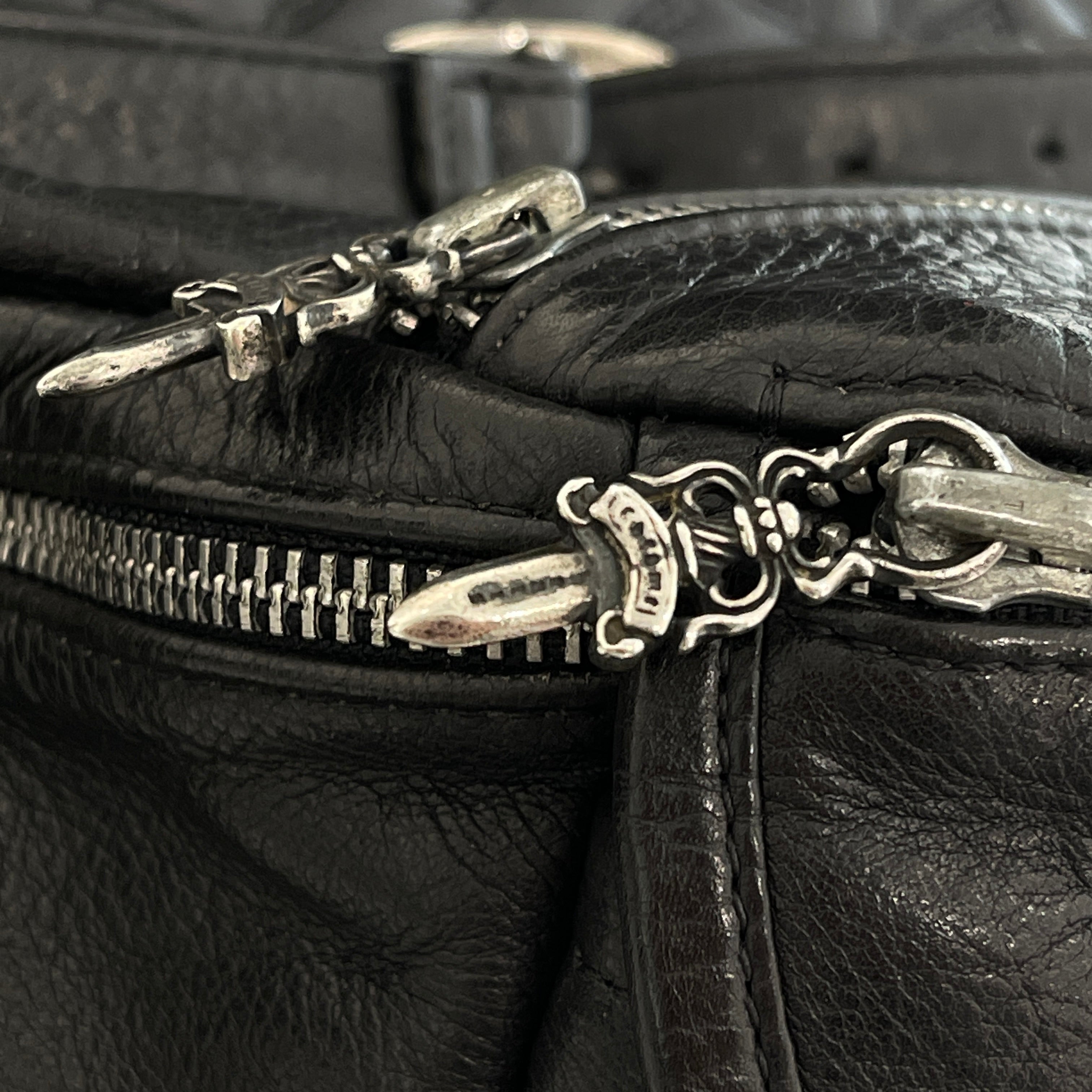 CHROME HEARTS 1 SNAT PACK MEDIUM LEATHER WAIST BAG クロムハーツ 1スナットパック ミディアムレザー ウェストバッグ