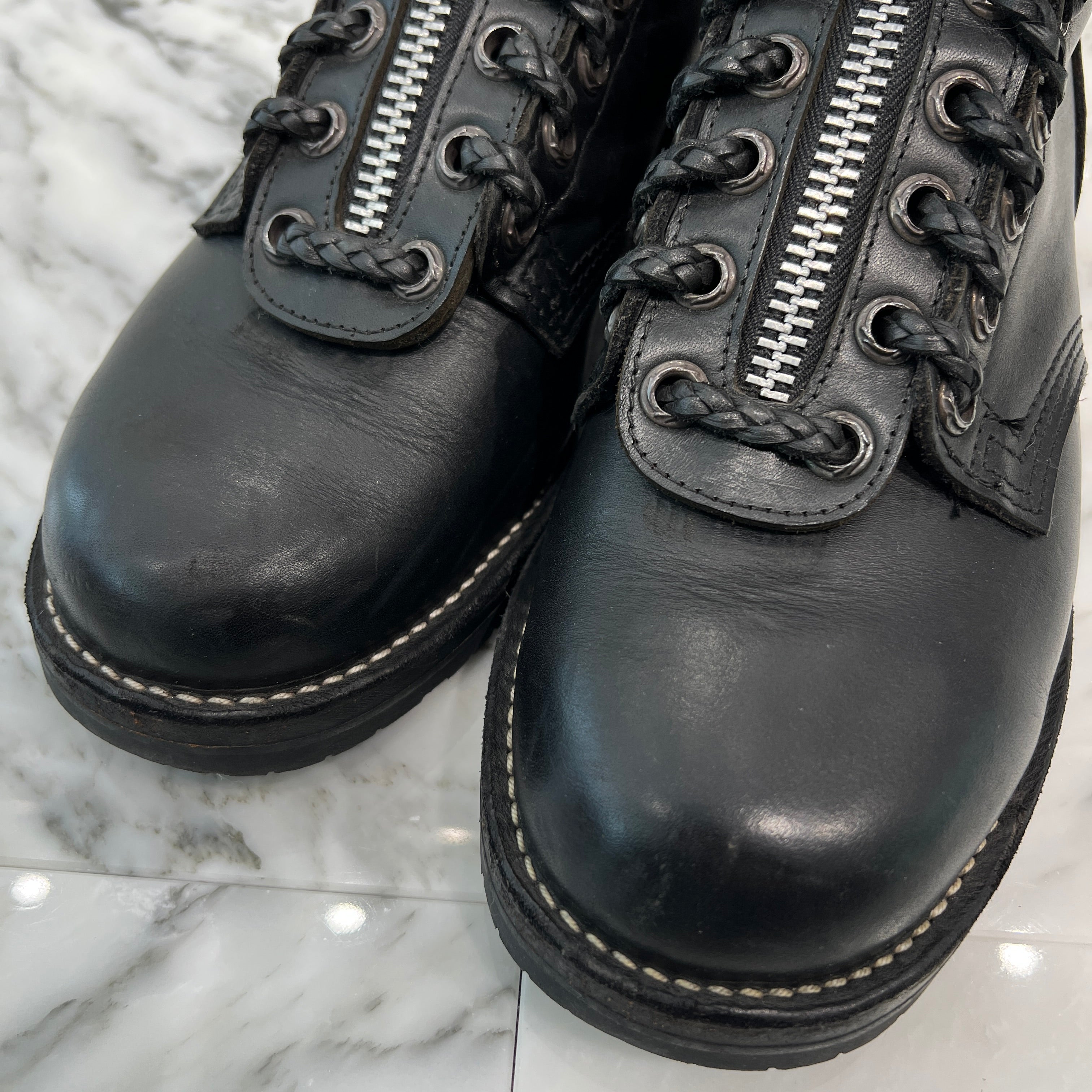 CHROME HEARTS × WESCO Custom JOBMASTER Leather Boots Size 9 1/2E(27.5cm～28.0cm) クロムハーツ × ウエスコ カスタム ジョブマスター レザーブーツ サイズ9 1/2E(27.5cm～28.0cm)