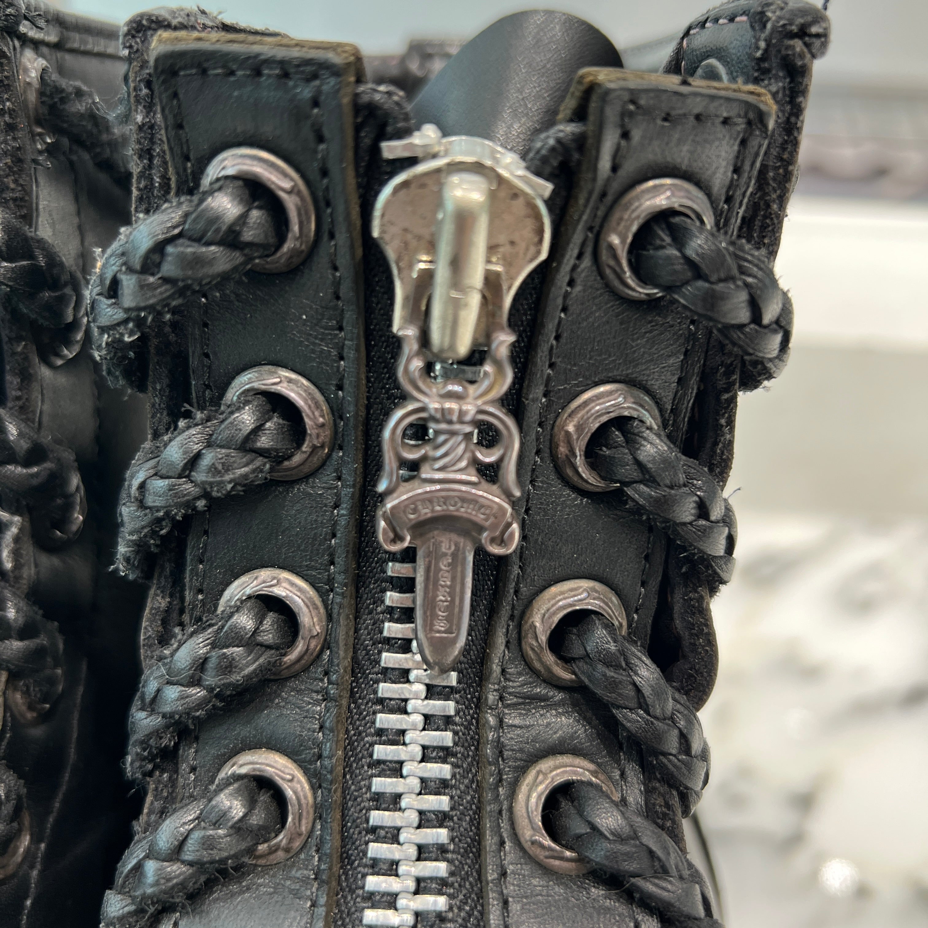 CHROME HEARTS × WESCO Custom JOBMASTER Leather Boots Size 9 1/2E(27.5cm～28.0cm) クロムハーツ × ウエスコ カスタム ジョブマスター レザーブーツ サイズ9 1/2E(27.5cm～28.0cm)