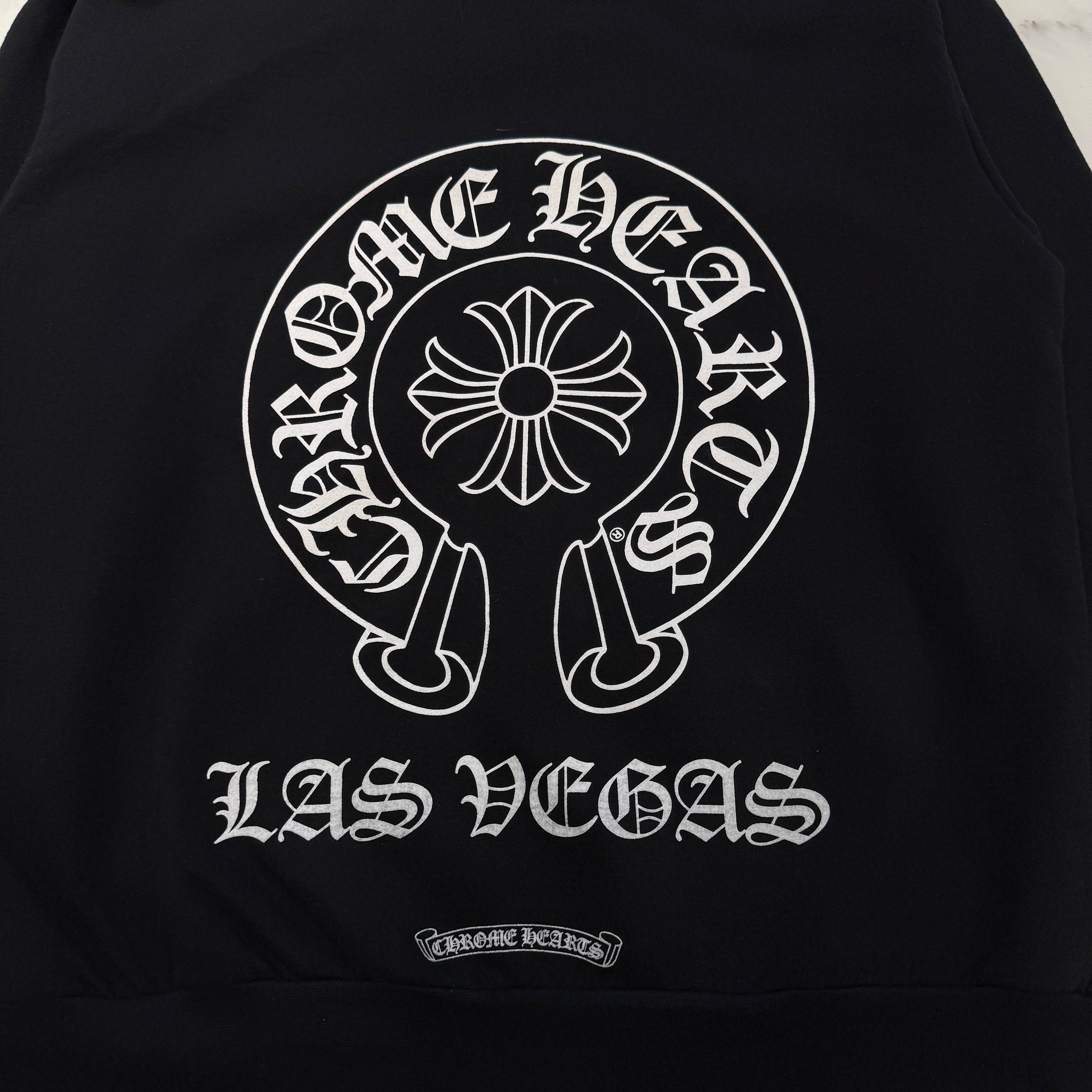 CHROME HEARTS Las Vegas Limited Horseshoe Zip Up Hoodie Size S