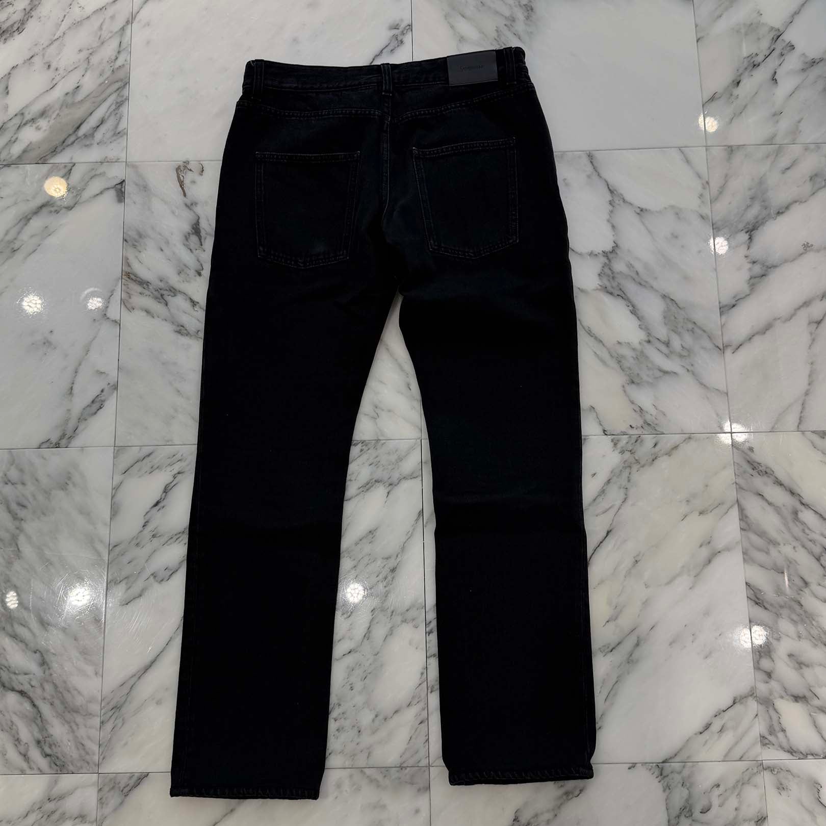 SAINT Laurent Paris デニム 28 ロゴ刺繍 ,サンローランデニムです 