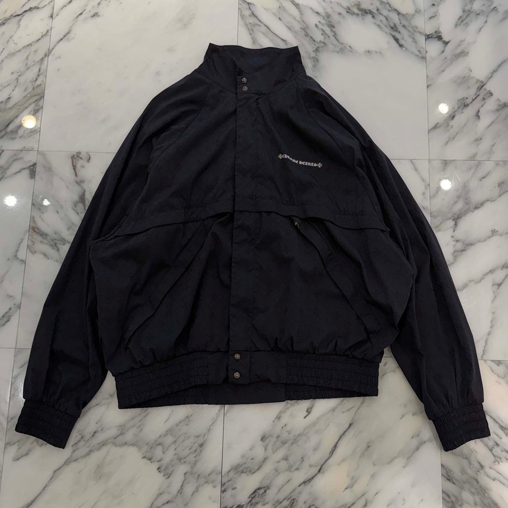 CHROME HEARTS Y NOT U Match Point CH Plus Nylon track jacket Size XL クロムハーツ ワイノット U マッチ ポイント CHプラス ナイロン トラック ジャケット サイズXL