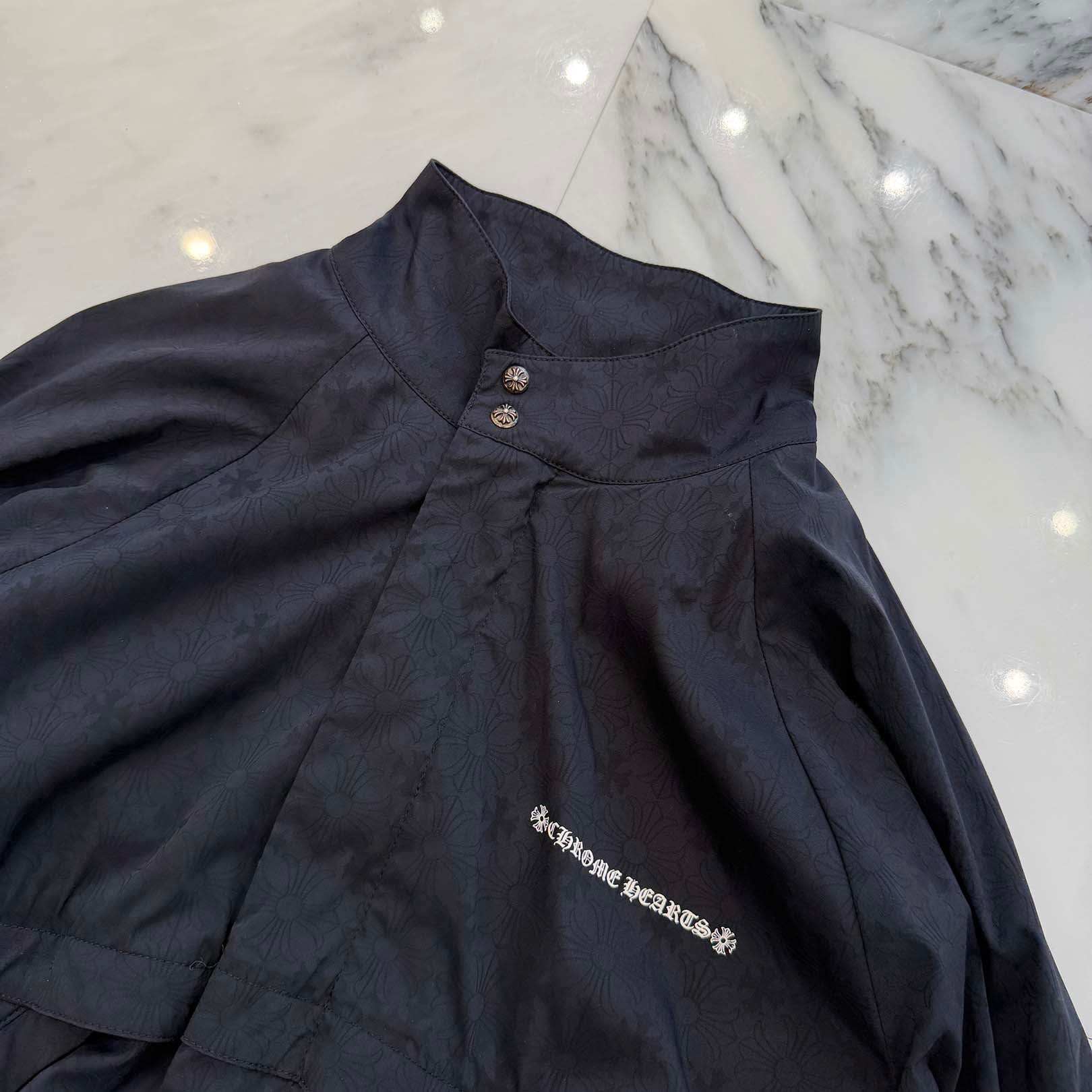 CHROME HEARTS Y NOT U Match Point CH Plus Nylon track jacket Size XL クロムハーツ ワイノット U マッチ ポイント CHプラス ナイロン トラック ジャケット サイズXL