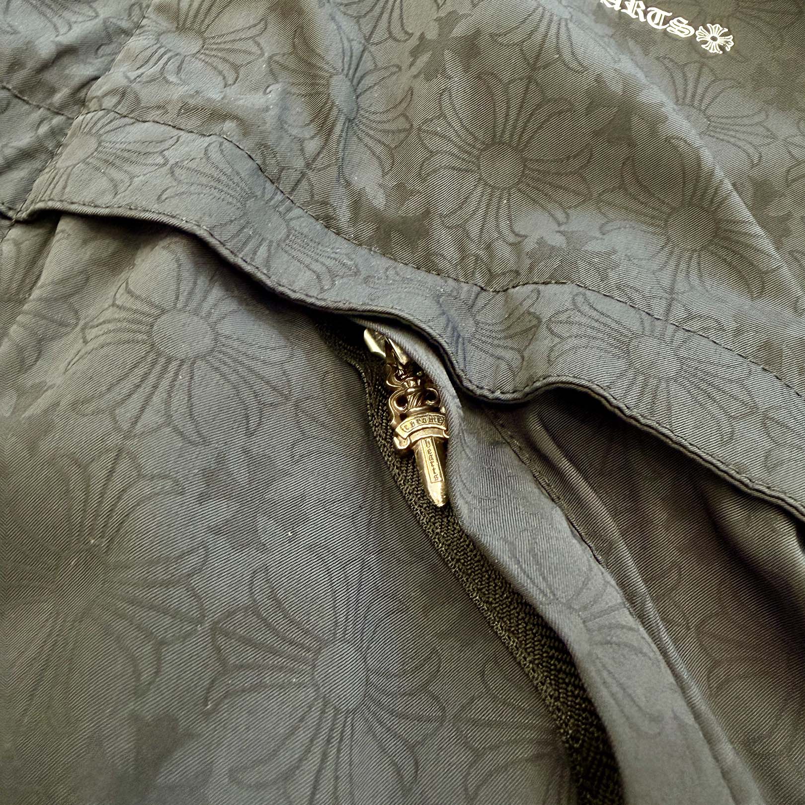CHROME HEARTS Y NOT U Match Point CH Plus Nylon track jacket Size XL クロムハーツ ワイノット U マッチ ポイント CHプラス ナイロン トラック ジャケット サイズXL