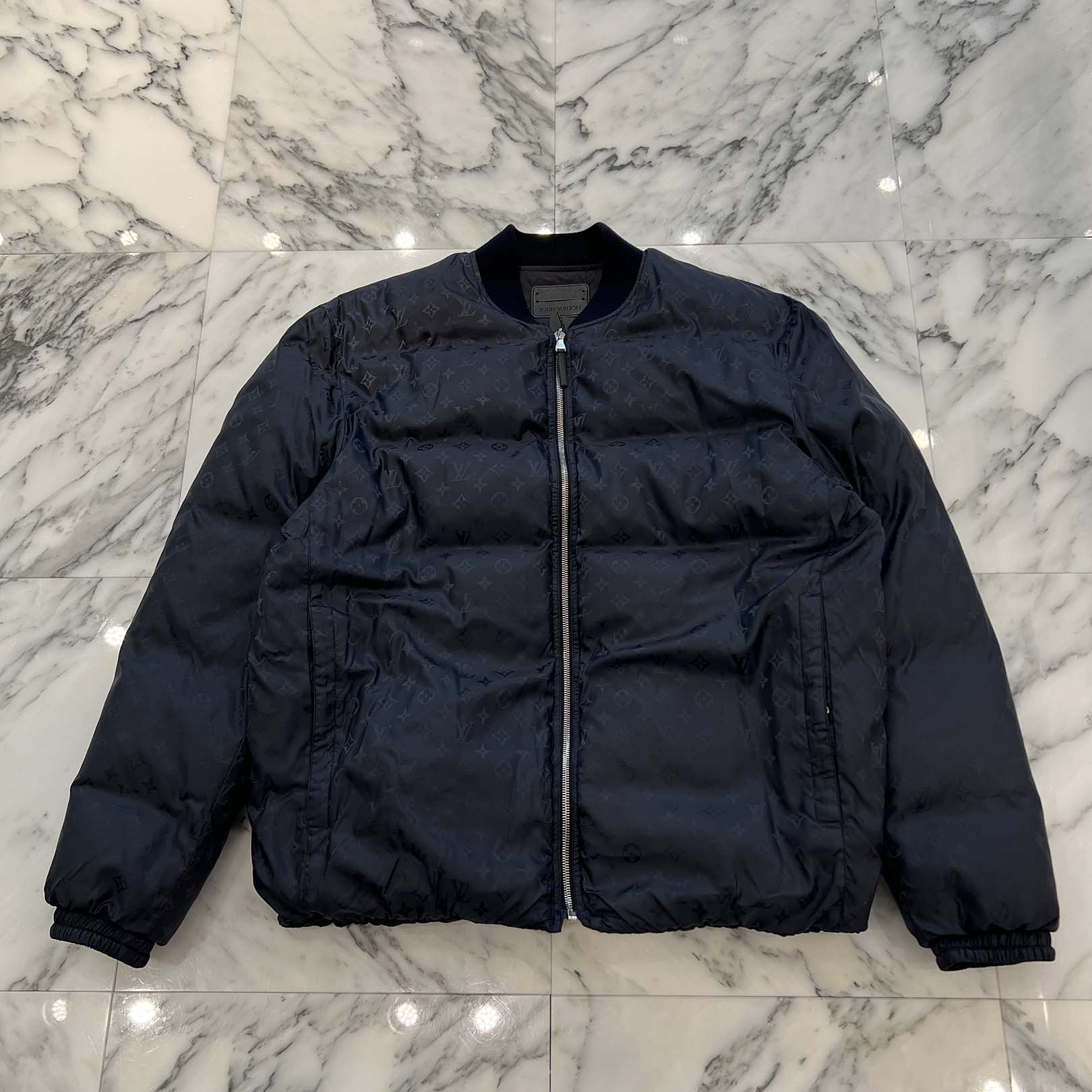 LOUIS VUITTON 2019AW Monogram Reversible Down Jacket Size 56 ルイヴィトン モノグラムリバーシブルダウンジャケット サイズ56