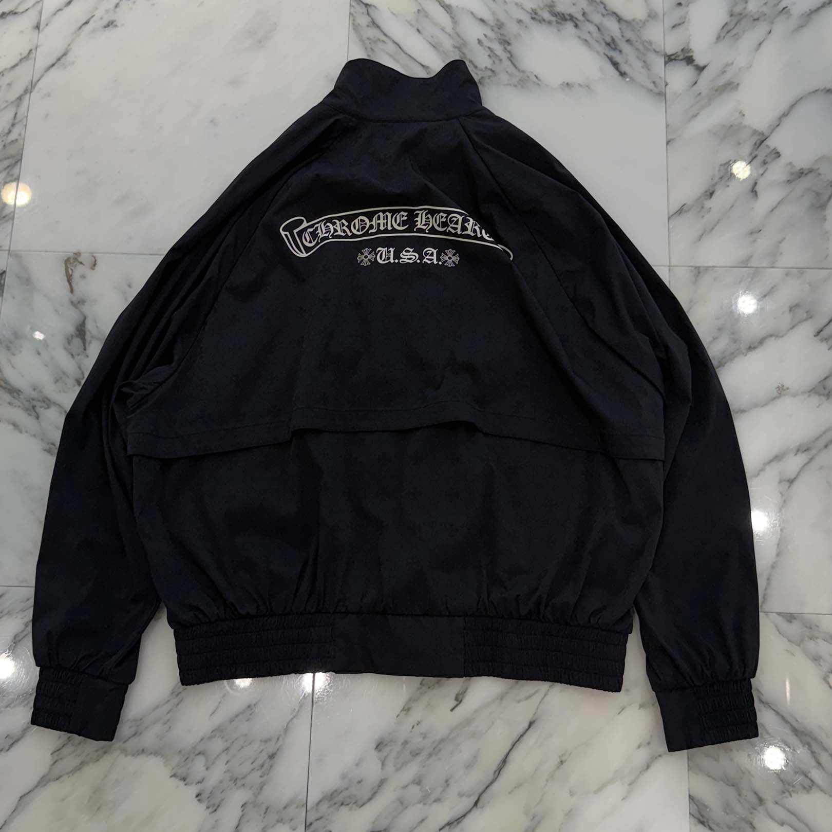 CHROME HEARTS Y NOT U Match Point CH Plus Nylon track jacket Size XL クロムハーツ ワイノット U マッチ ポイント CHプラス ナイロン トラック ジャケット サイズXL