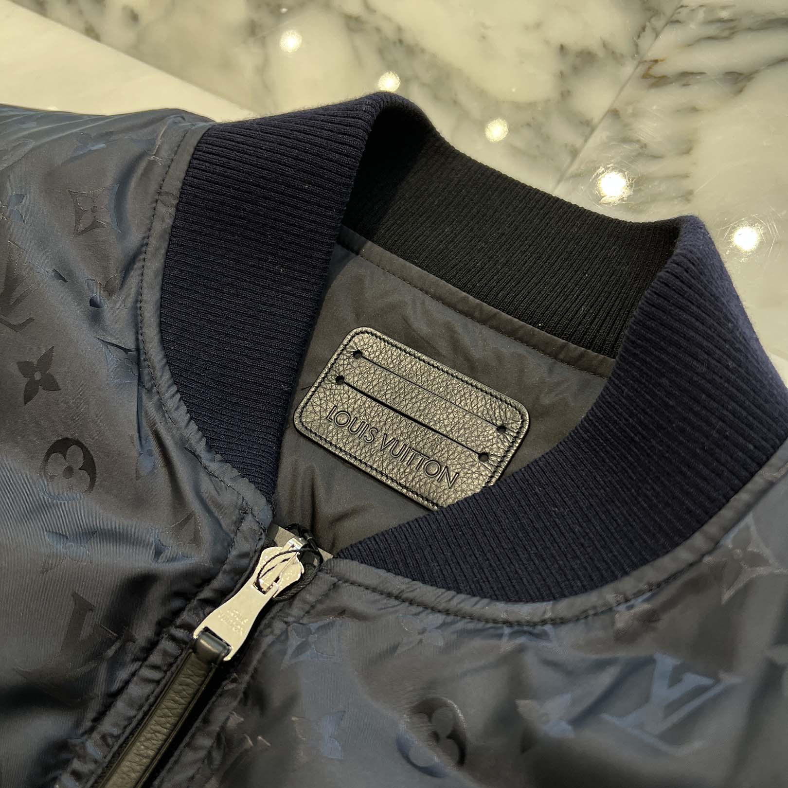 LOUIS VUITTON 2019AW Monogram Reversible Down Jacket Size 56 ルイヴィトン モノグラムリバーシブルダウンジャケット サイズ56