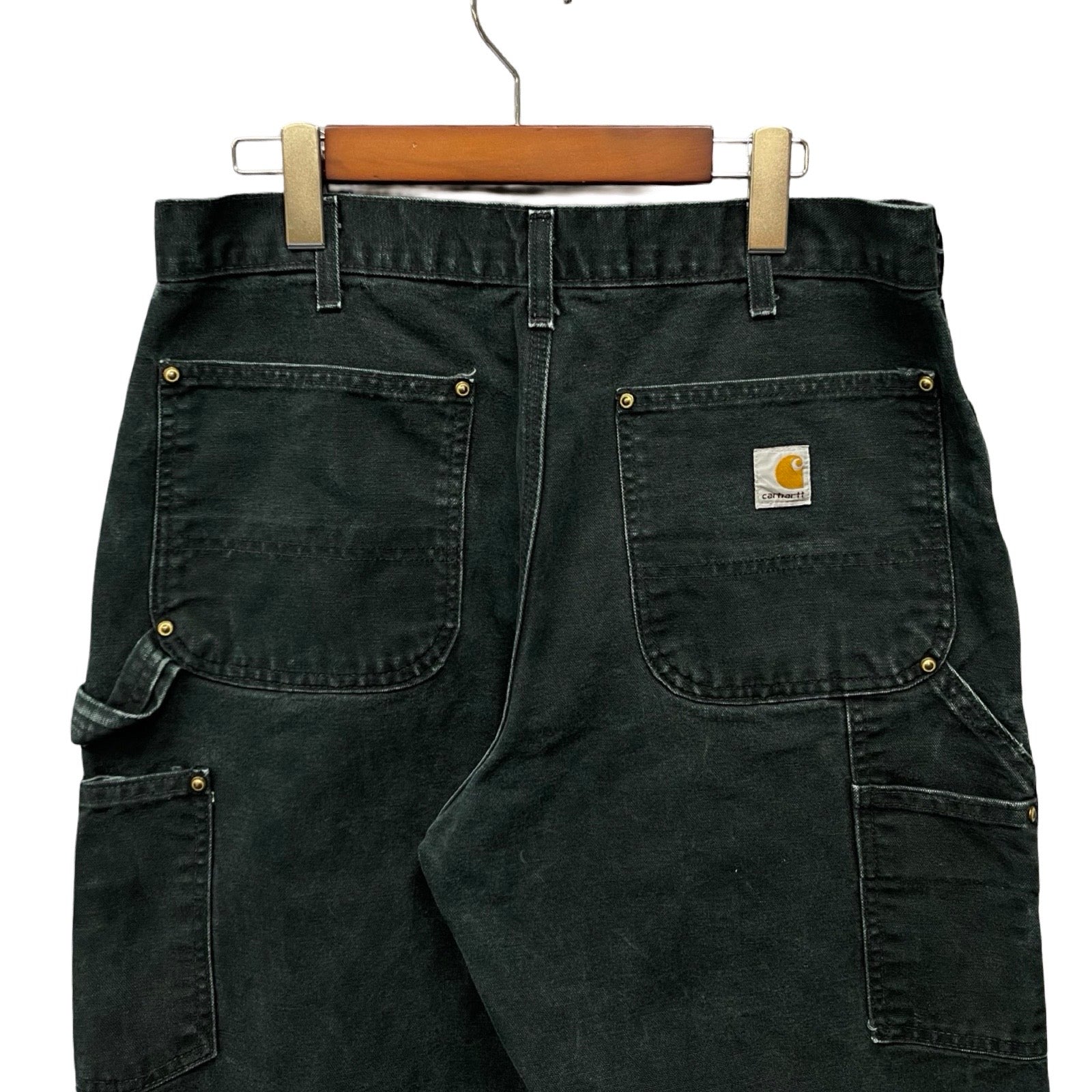 Carhartt Double Knee Denim Painter Pants Size 33×32