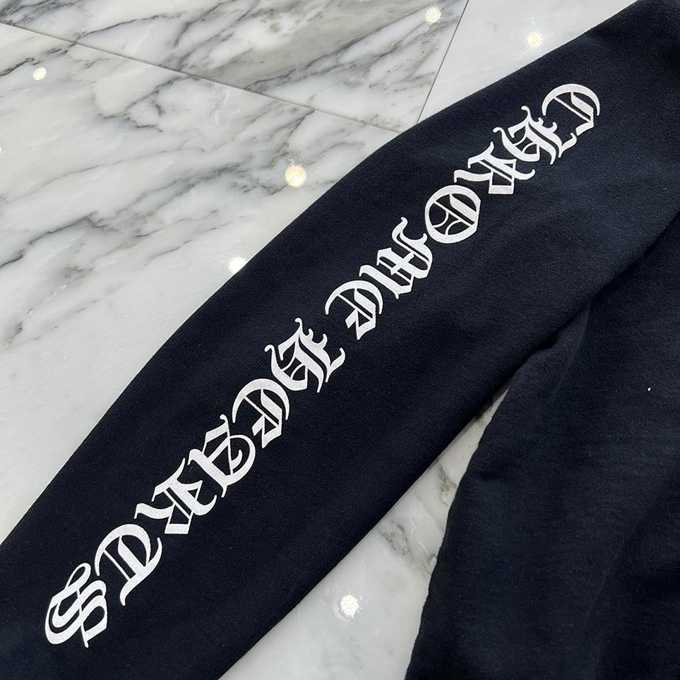 CHROME HEARTS FUCK YOU Back Scroll Label Logo Hoodie Size L クロムハーツ ファックユー バックスクロールラベルロゴフーディ サイズL