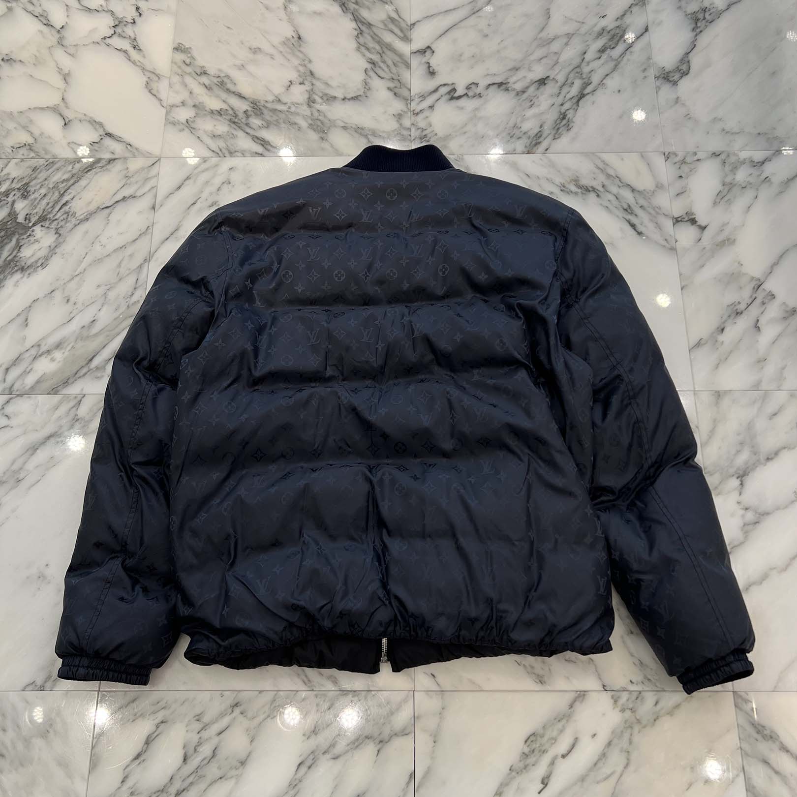 LOUIS VUITTON 2019AW Monogram Reversible Down Jacket Size 56 ルイヴィトン モノグラムリバーシブルダウンジャケット サイズ56