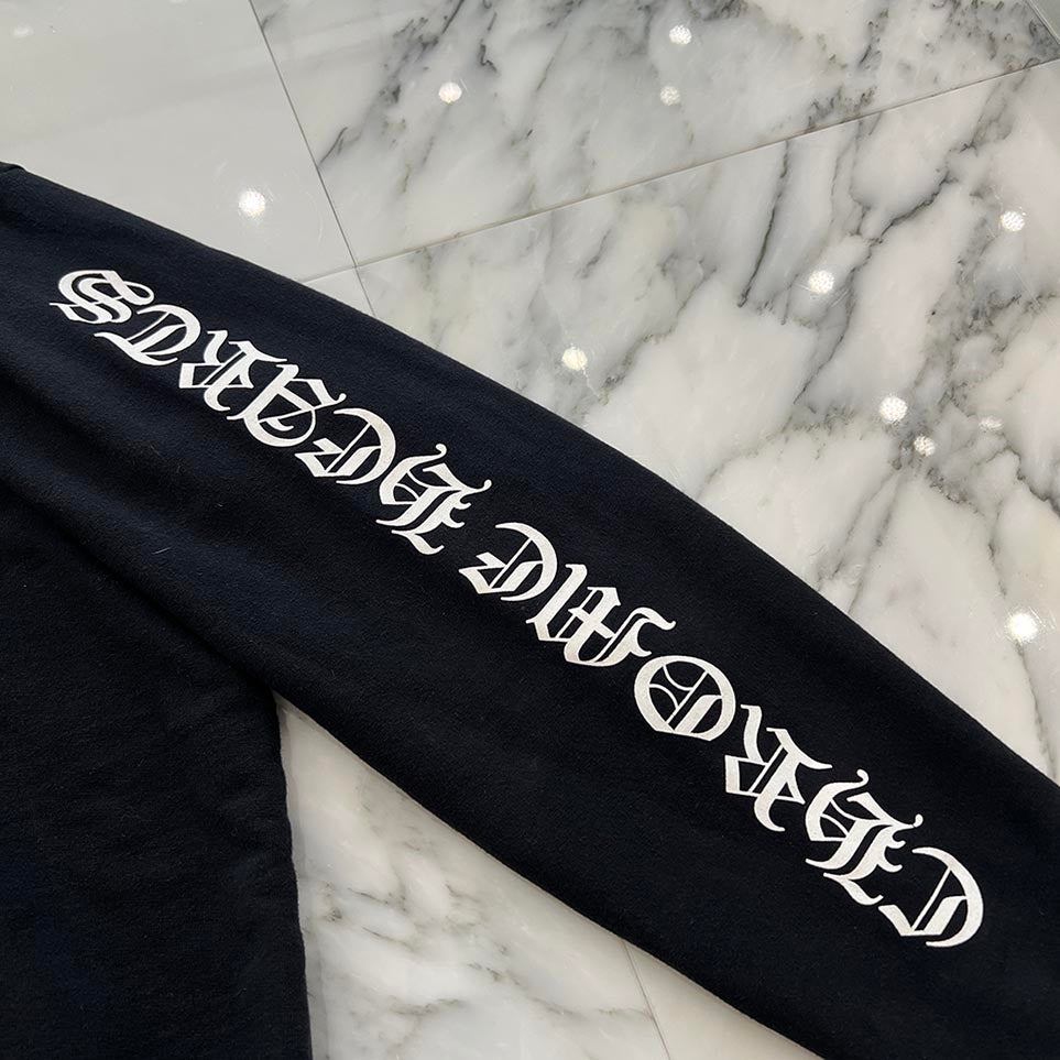 CHROME HEARTS FUCK YOU Back Scroll Label Logo Hoodie Size L クロムハーツ ファックユー バックスクロールラベルロゴフーディ サイズL