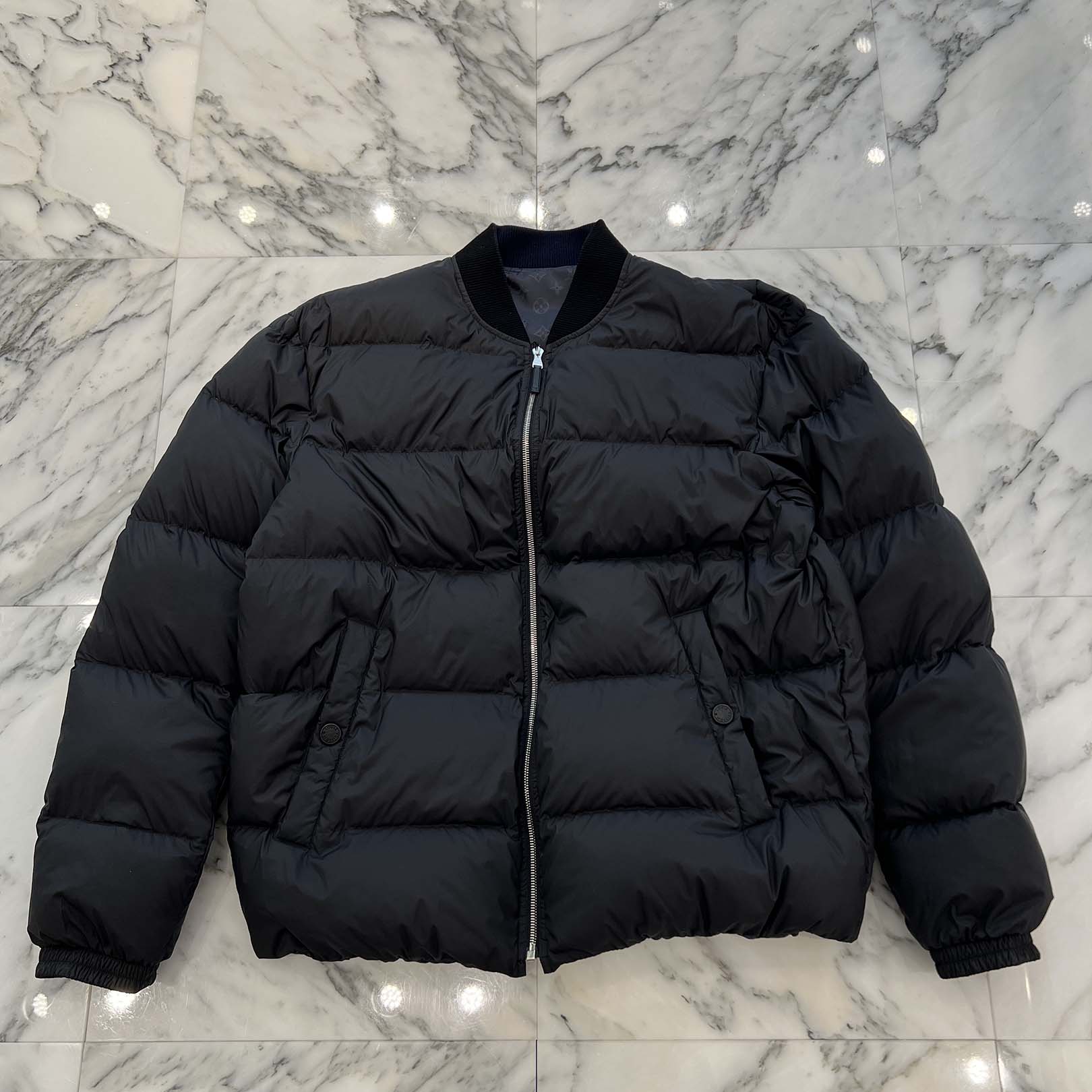 LOUIS VUITTON 2019AW Monogram Reversible Down Jacket Size 56 ルイヴィトン モノグラムリバーシブルダウンジャケット サイズ56