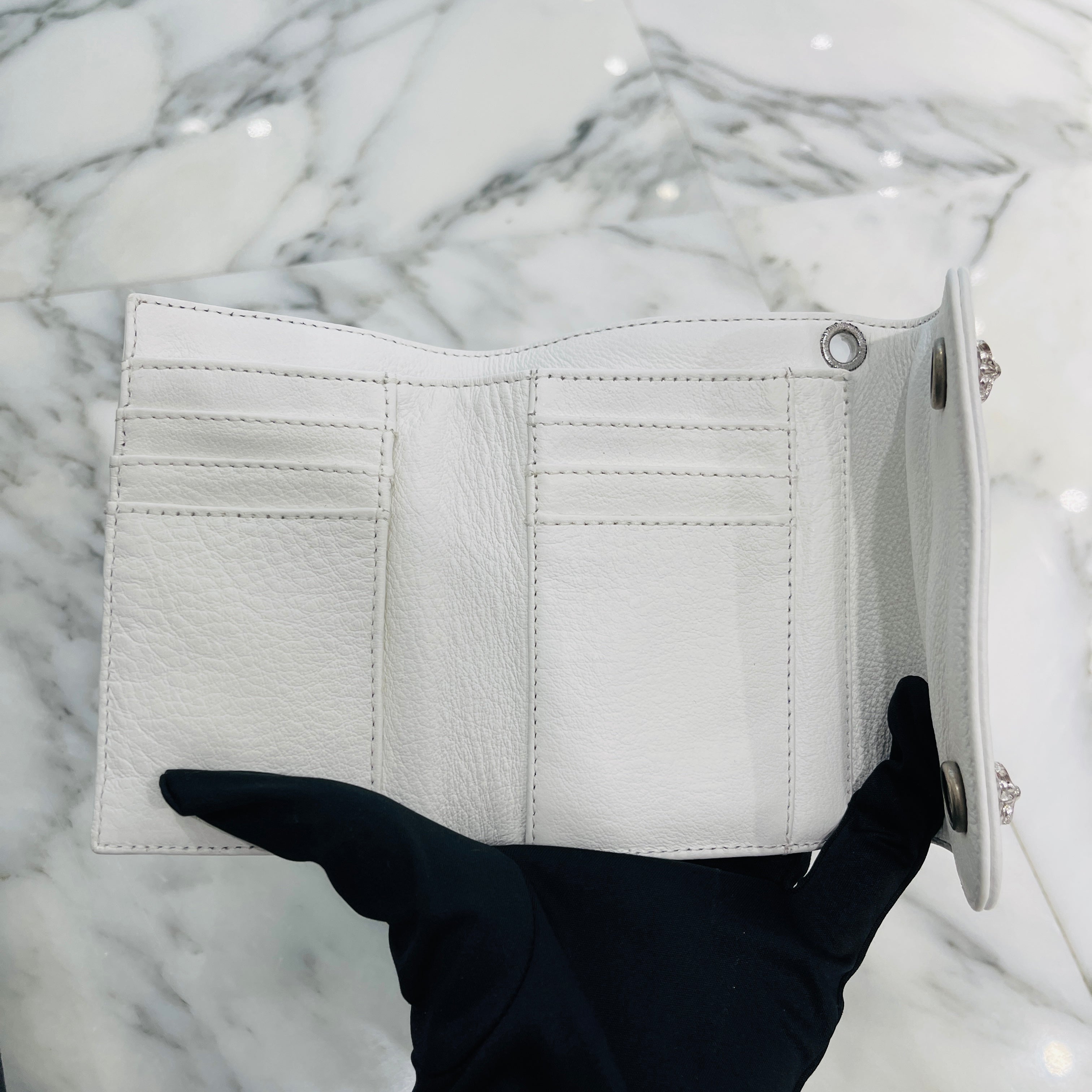 CHROME HEARTS Wave Mini Cross Ball Wallet クロムハーツ ウェイブミニ クロスボール ウォレット