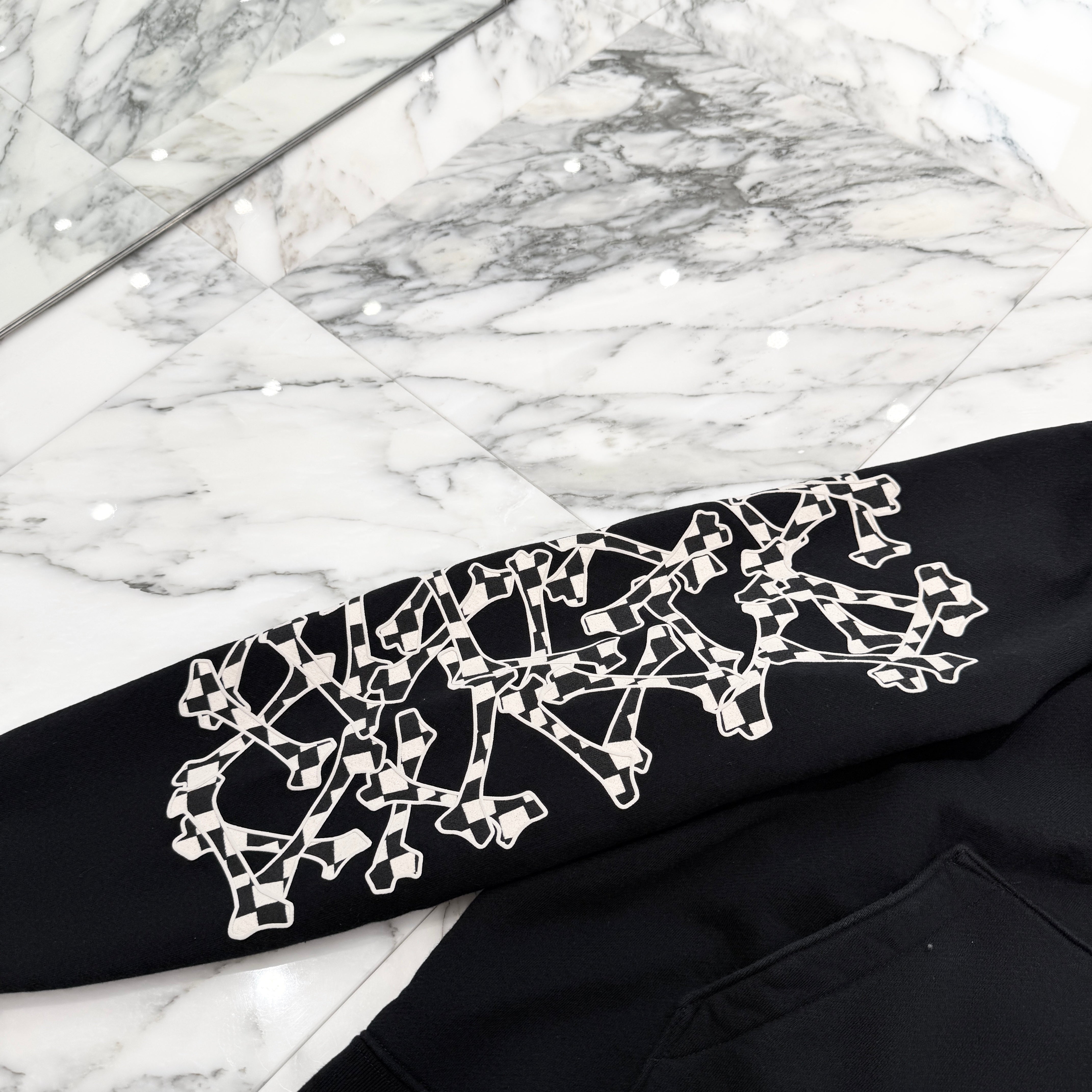 AMIRI 2022SS Checkered Bones Hoodie SR3GU0023SMRSTH1 Size XL アミリ チェッカード ボーンズ フーディー サイズXL