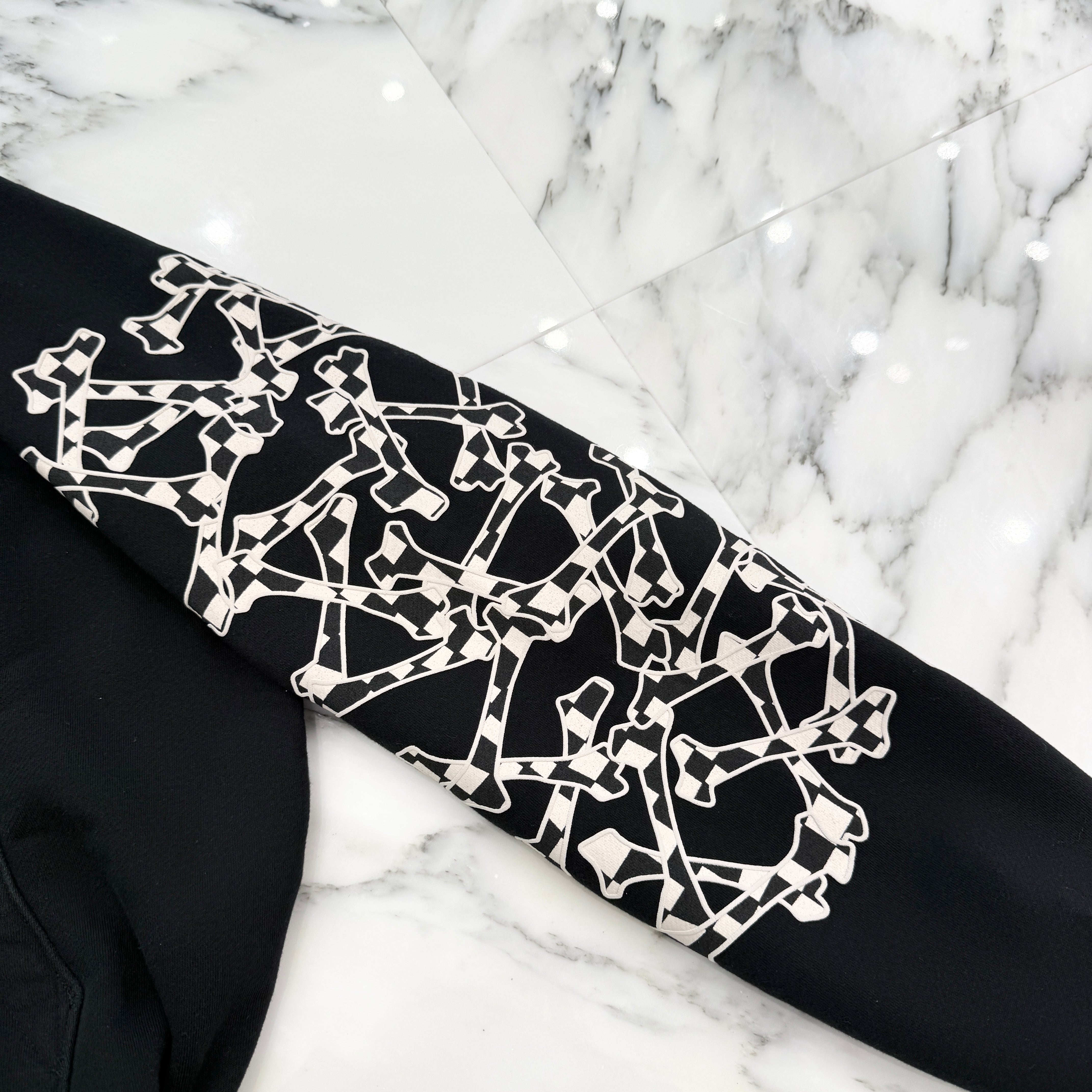 AMIRI 2022SS Checkered Bones Hoodie SR3GU0023SMRSTH1 Size XL アミリ チェッカード ボーンズ フーディー サイズXL