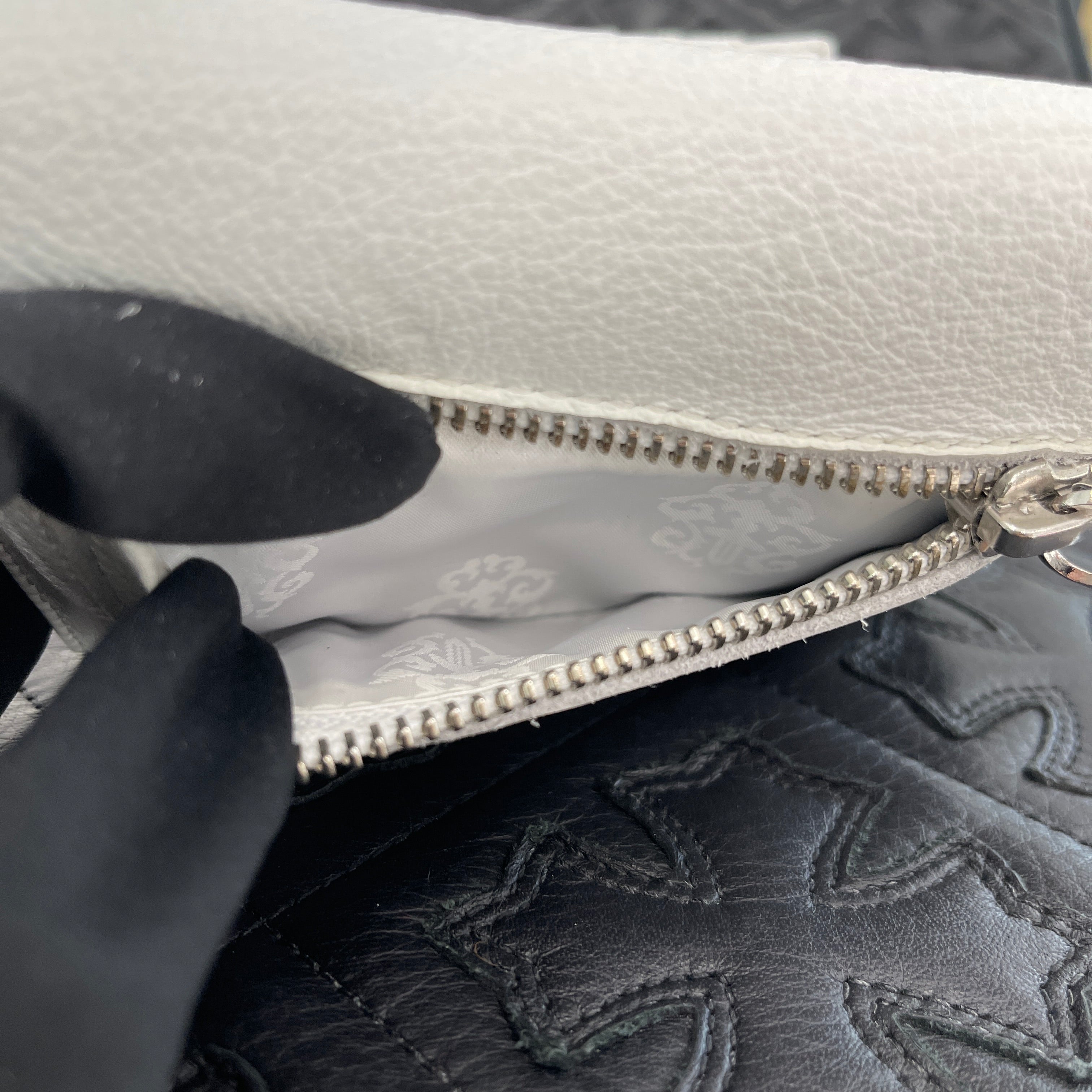 CHROME HEARTS Wave Mini Cross Ball Wallet クロムハーツ ウェイブミニ クロスボール ウォレット