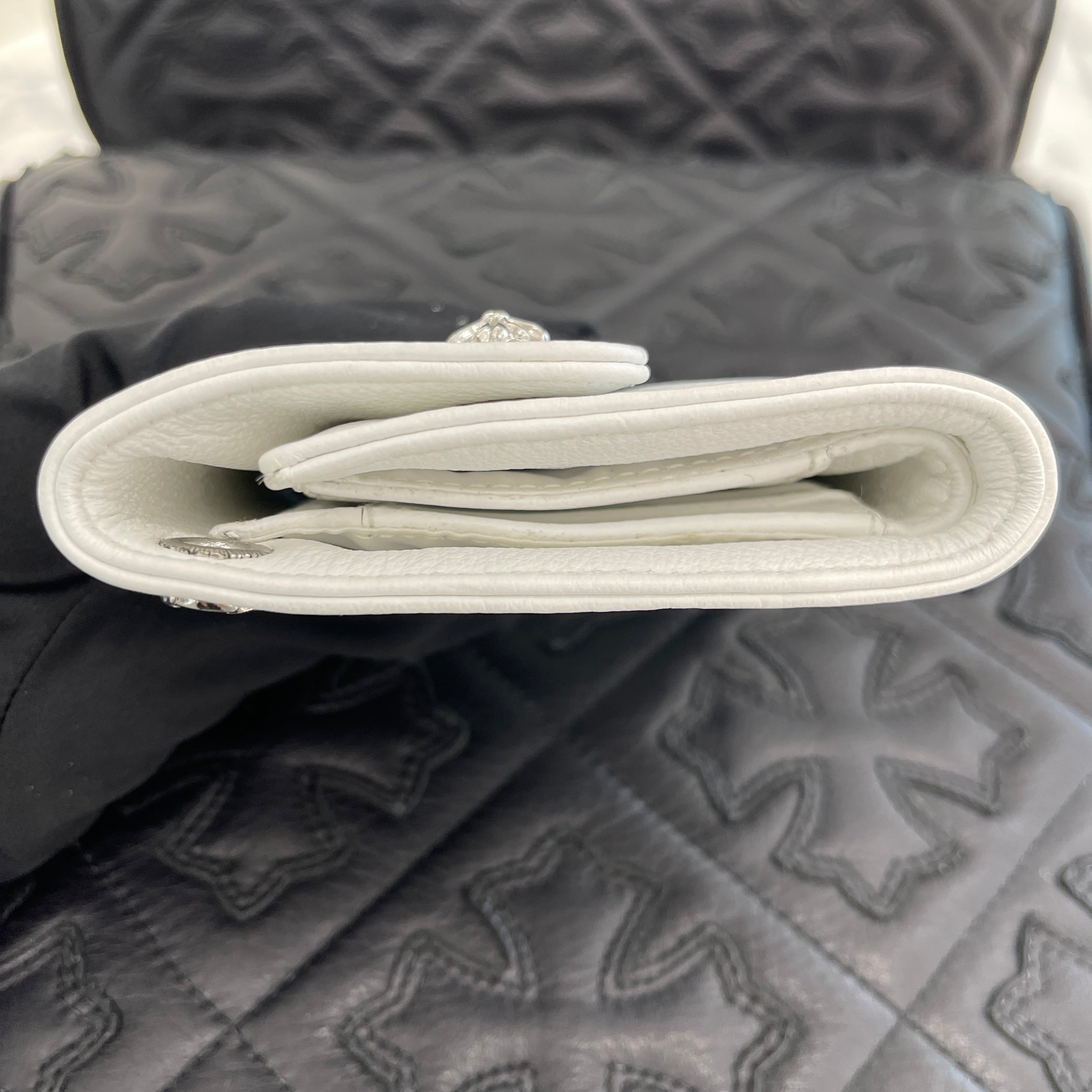 CHROME HEARTS Wave Mini Cross Ball Wallet クロムハーツ ウェイブミニ クロスボール ウォレット