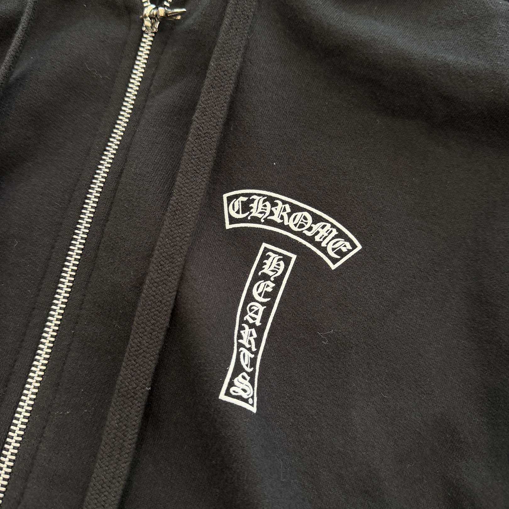 CHROME HEARTS T Bar Logo Back Arch USA Zip Up Hoodie Size M クロムハーツ Tバー ロゴ バックアーチ USA ジップアップ フーディ サイズM