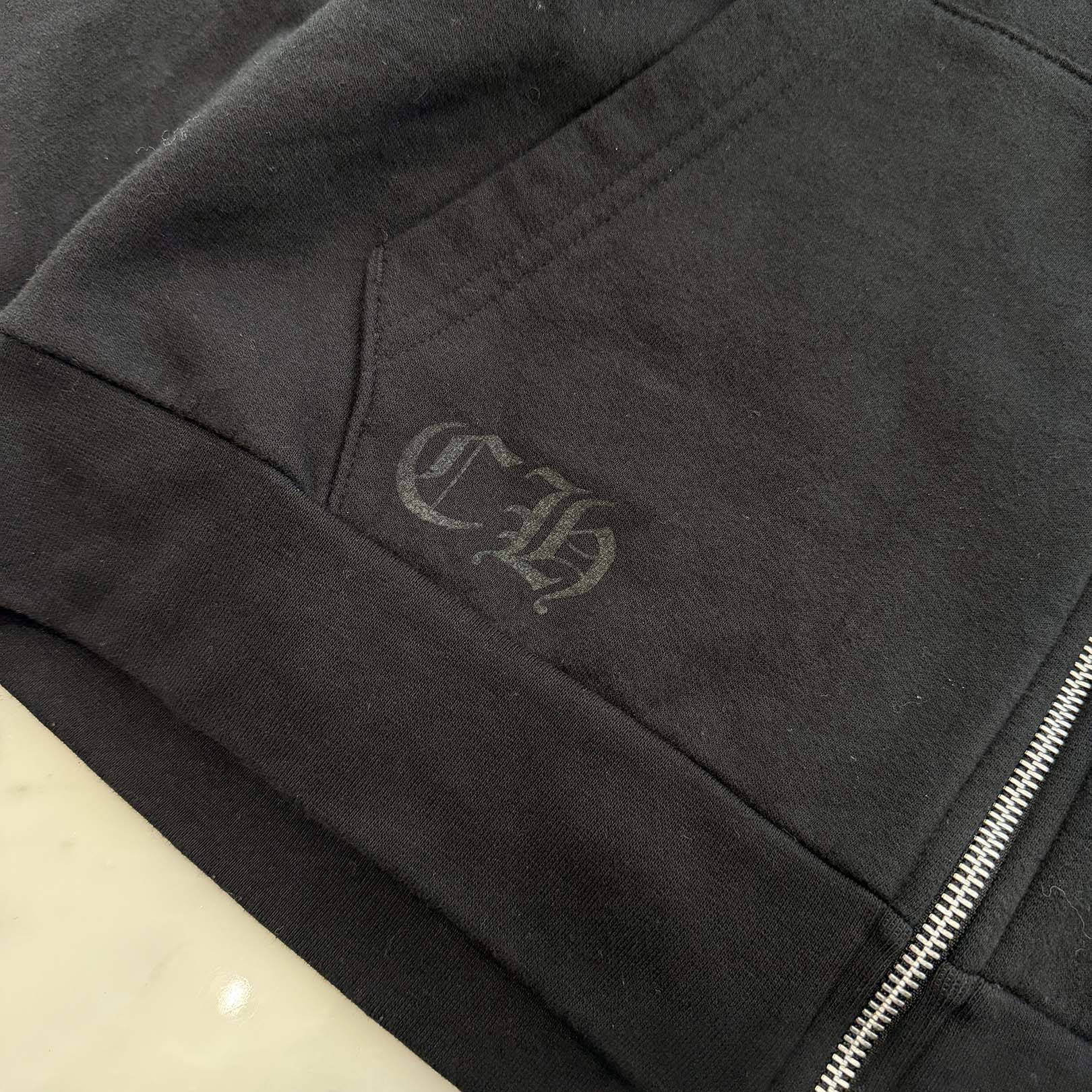 CHROME HEARTS T Bar Logo Back Arch USA Zip Up Hoodie Size M クロムハーツ Tバー ロゴ バックアーチ USA ジップアップ フーディ サイズM