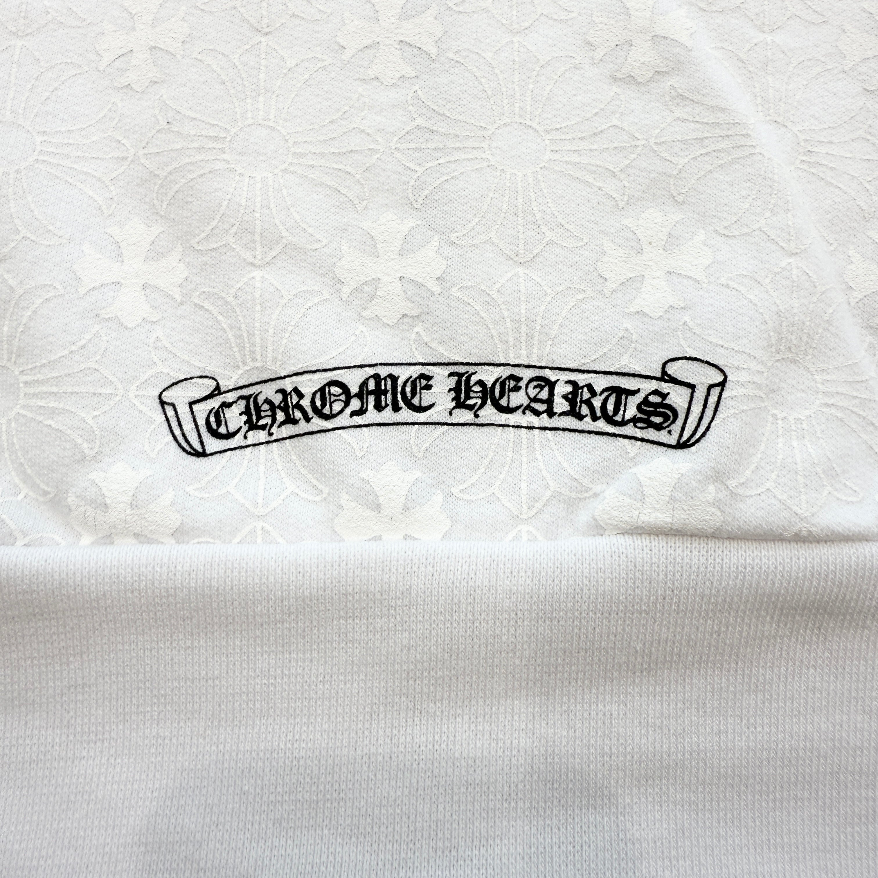 CHROME HEARTS Vertical Logo CH Plus Zip Up Hoodie Size M クロムハーツ ヴァーティカルロゴ CHプラス総柄 ジップアップ フーディ サイズM