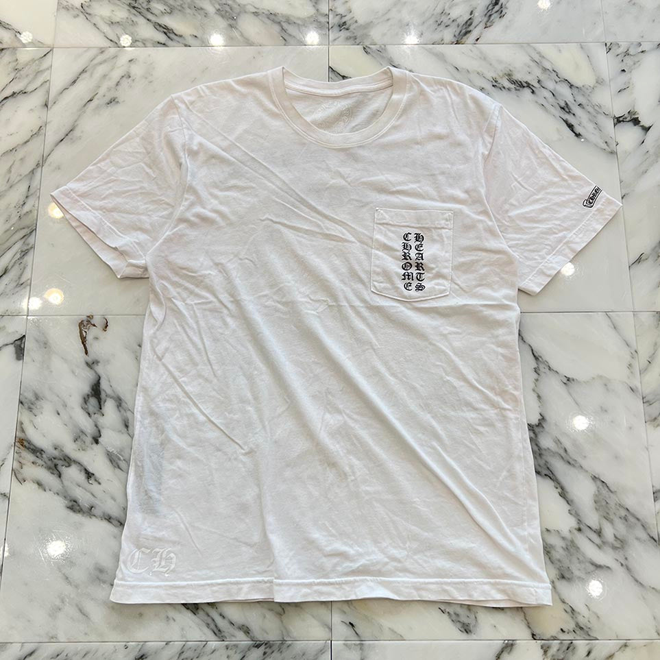 CHROME HEARTS Tokyo Limited Scroll Label Logo Tee Size L クロム