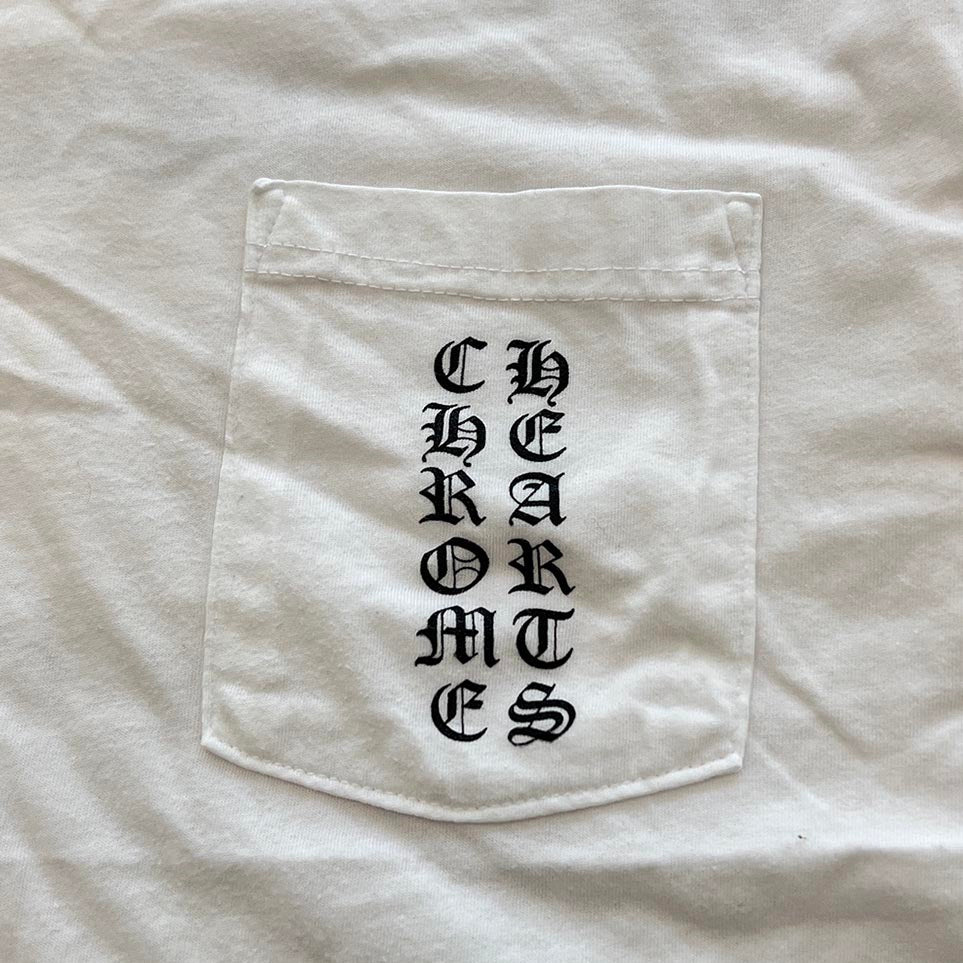 CHROME HEARTS Tokyo Limited Scroll Label Logo Tee Size L クロム