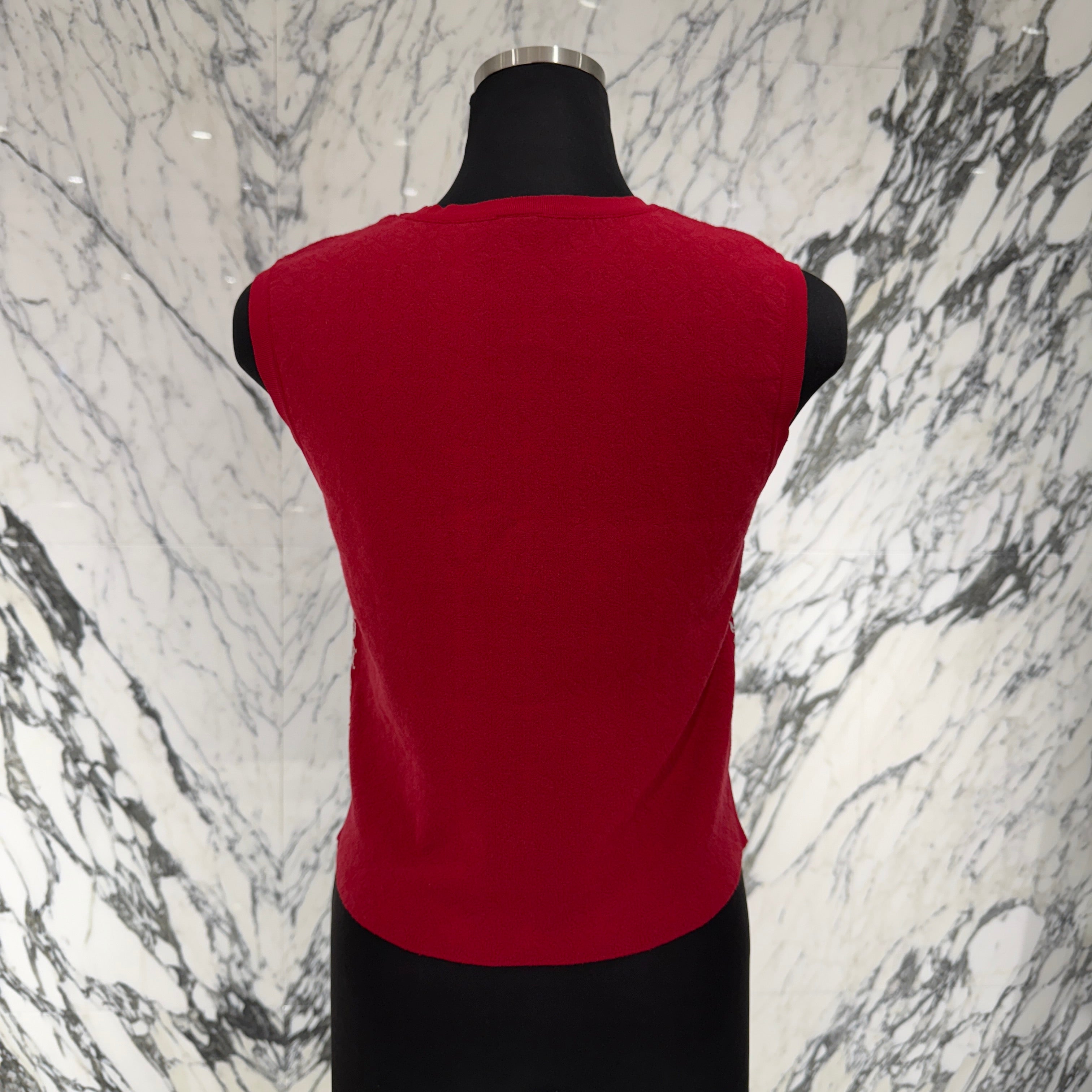 CHROME HEARTS Y Not CH Plus Pattern Side Logo Sleeveless Tee Size M クロムハーツ ワイノット CHプラス総柄 サイドロゴ ノースリーブTシャツ サイズM