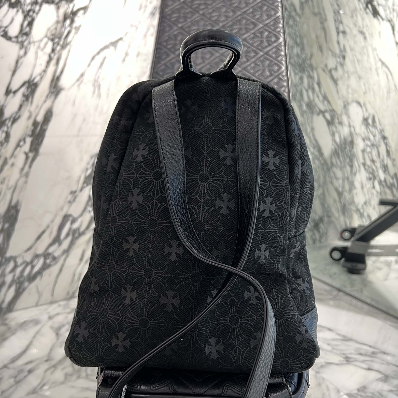 CHROME HEARTS クロムハーツ 7TH GRADE MINI CHプラス デニム総柄バックパック CHROME HEARTS 7th Grade MINI Denim CH Plus Backpack クロムハーツ
