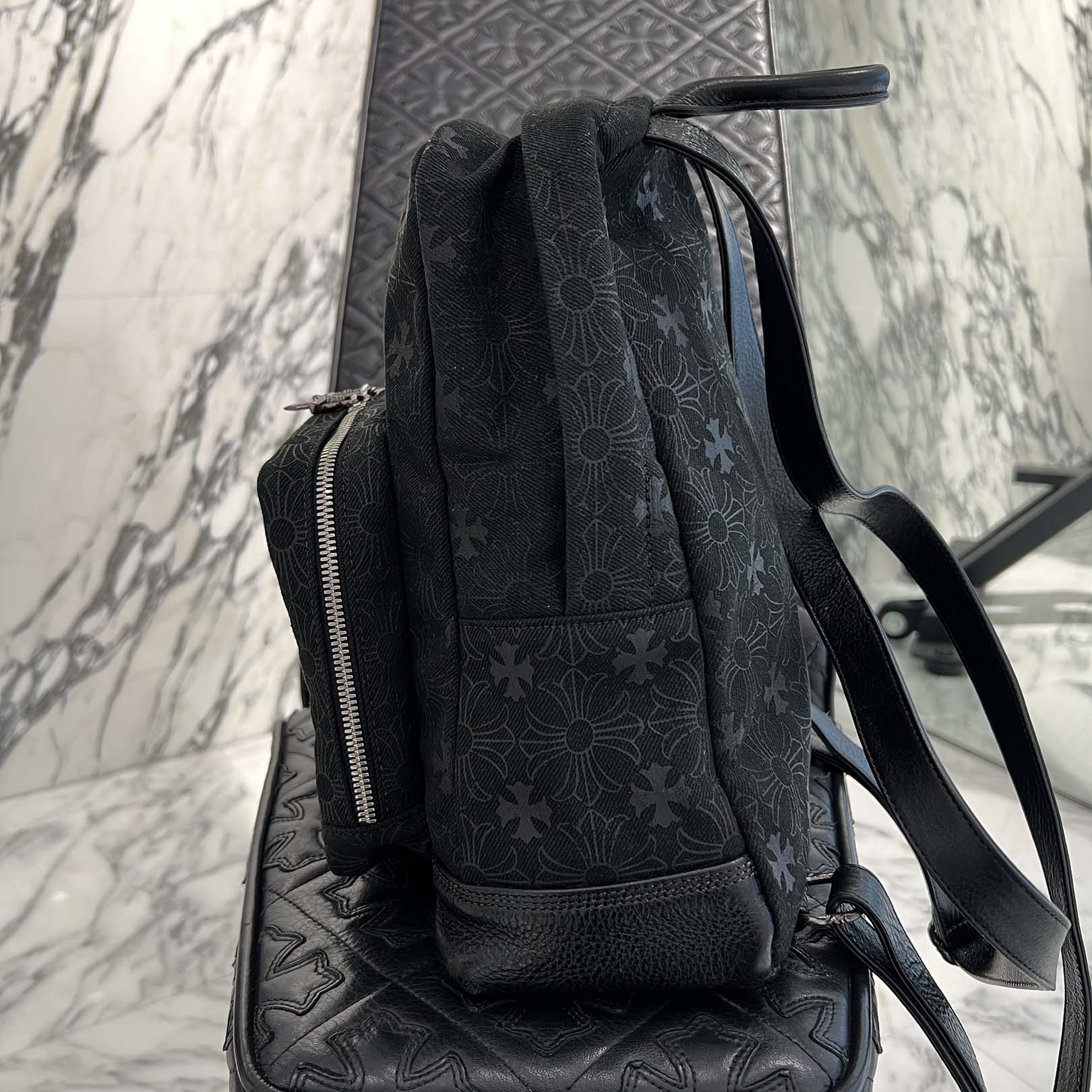 CHROME HEARTS 7th Grade MINI Denim CH Plus Backpack クロムハーツ