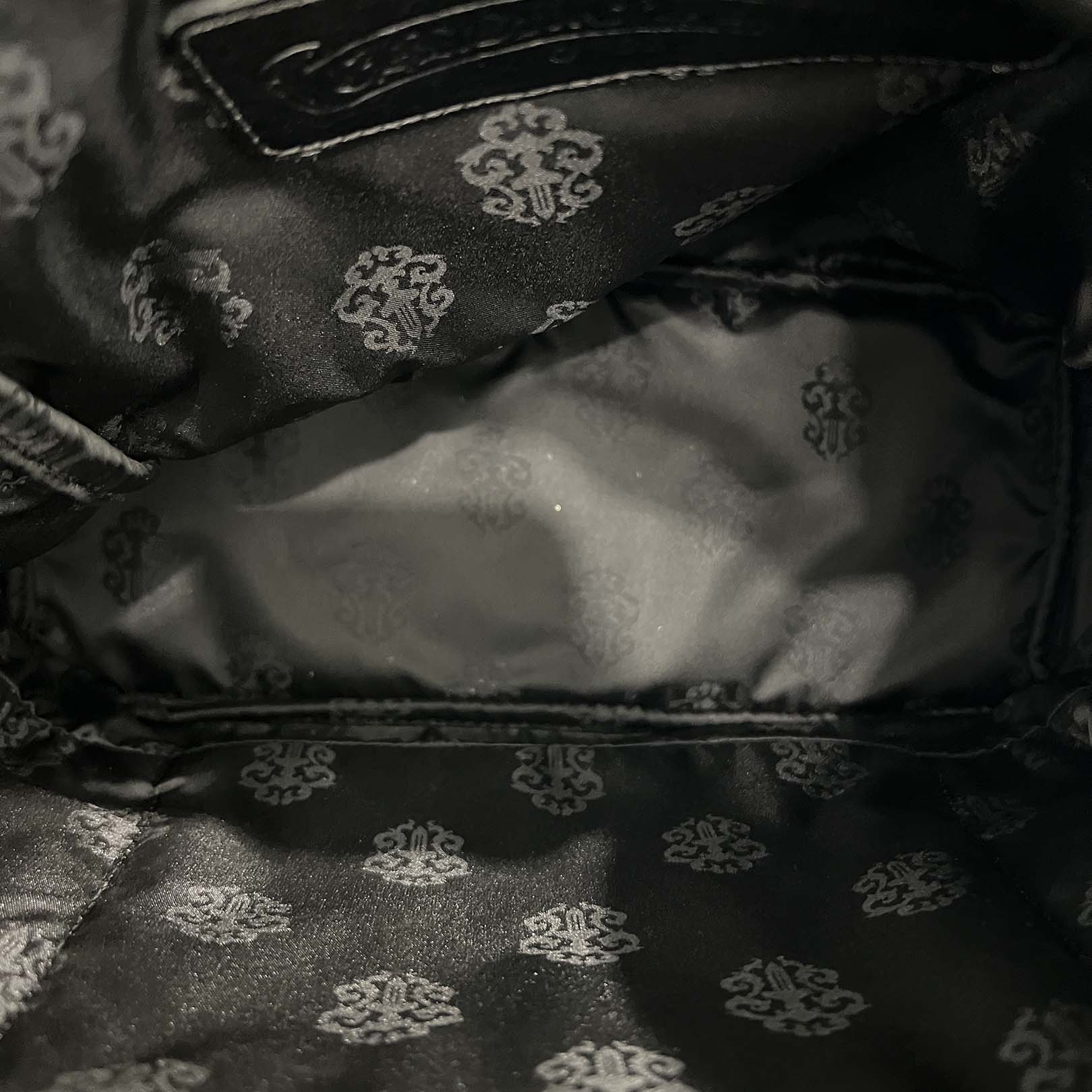 CHROME HEARTS 7th Grade MINI Denim CH Plus Backpack クロムハーツ セブンスグレード ミニ デニムCHプラス総柄 バックパック