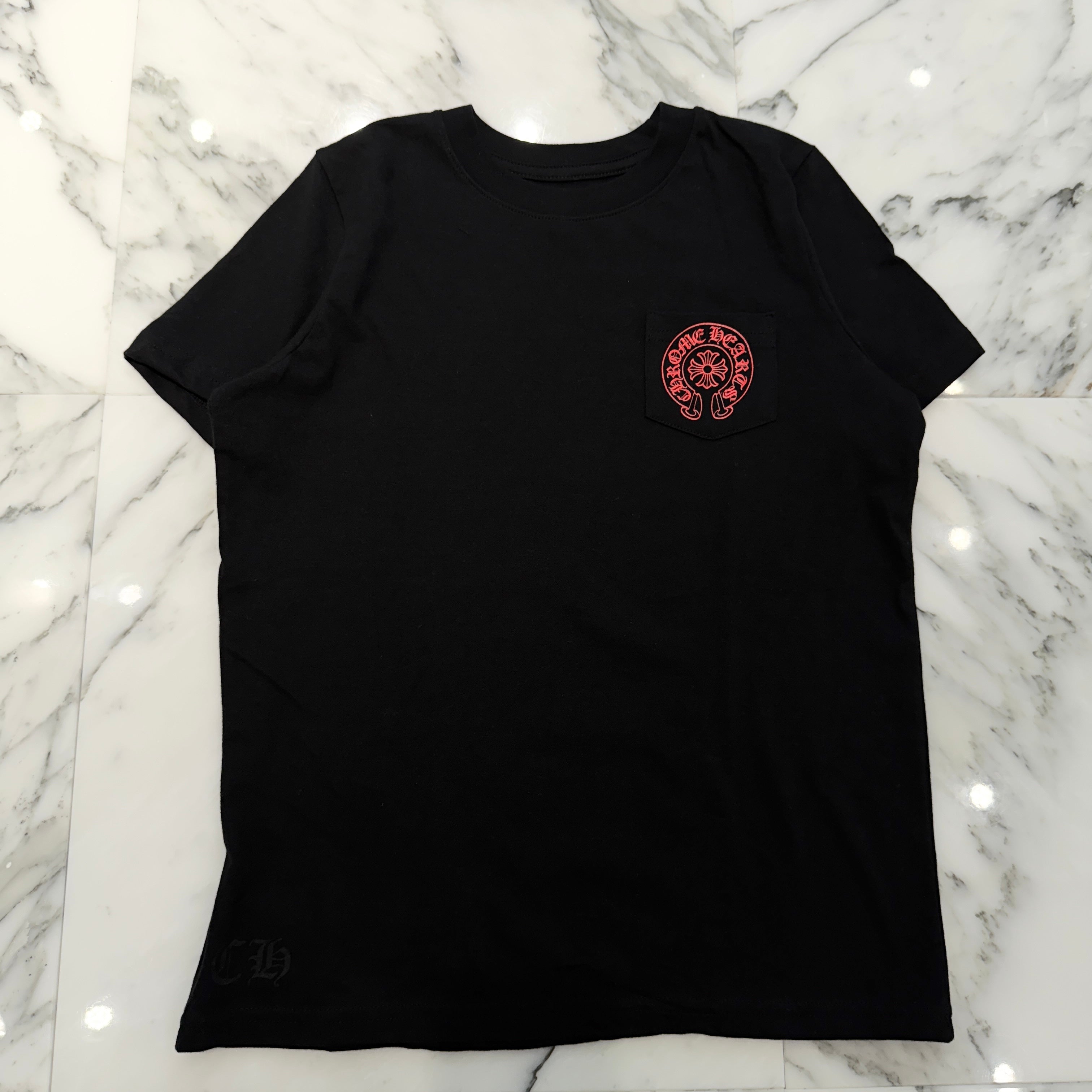 CHROME HEARTS Red Horseshoe Kids Tee Size 10Y（160/80） クロム