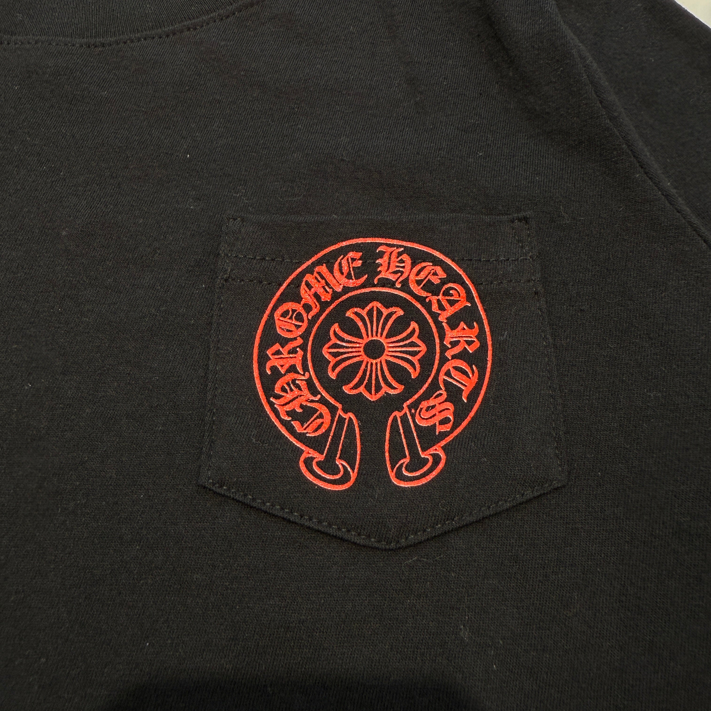 CHROME HEARTS Red Horseshoe Kids Tee Size 10Y（160/80） クロム