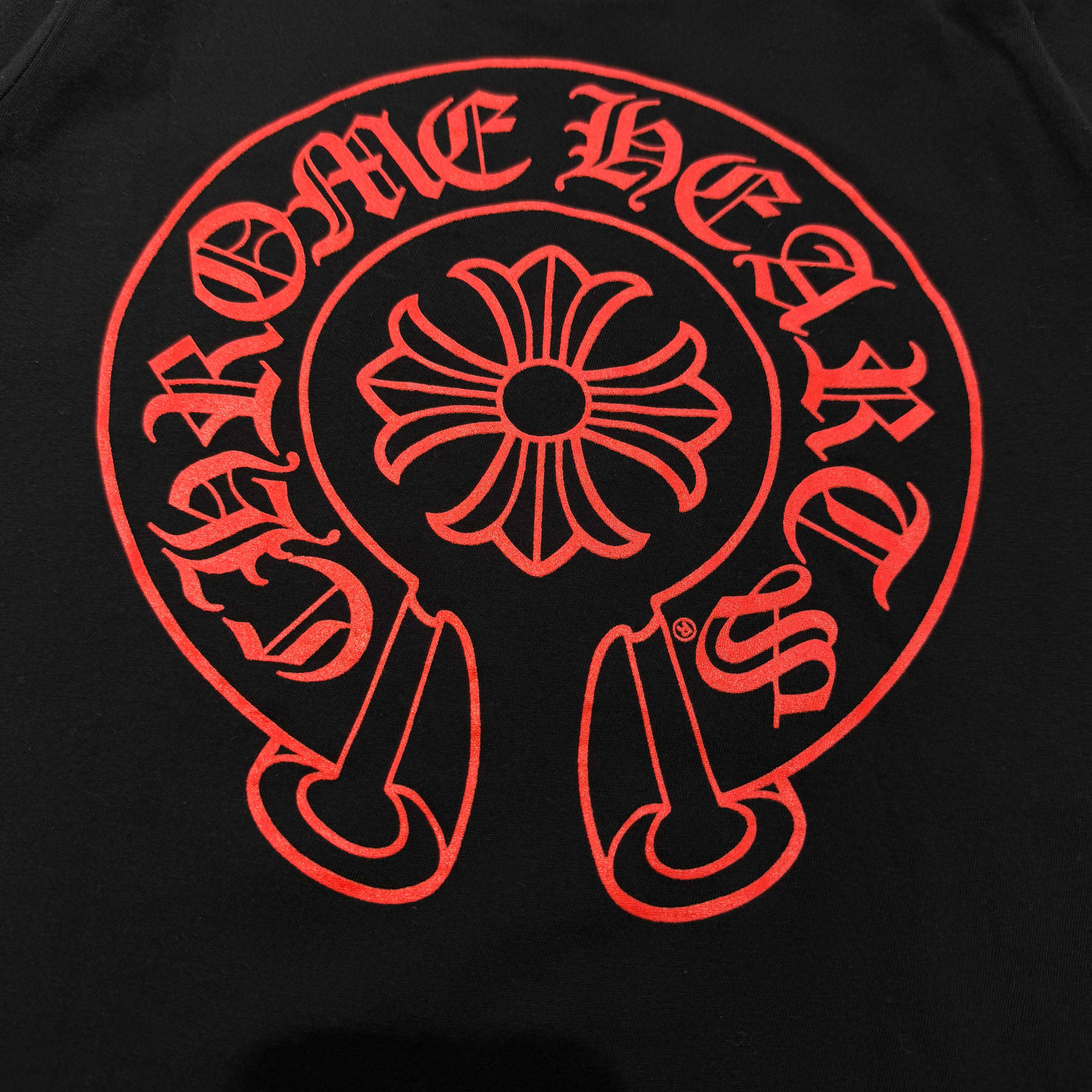 CHROME HEARTS Red Horseshoe Kids Tee Size 10Y（160/80） クロム