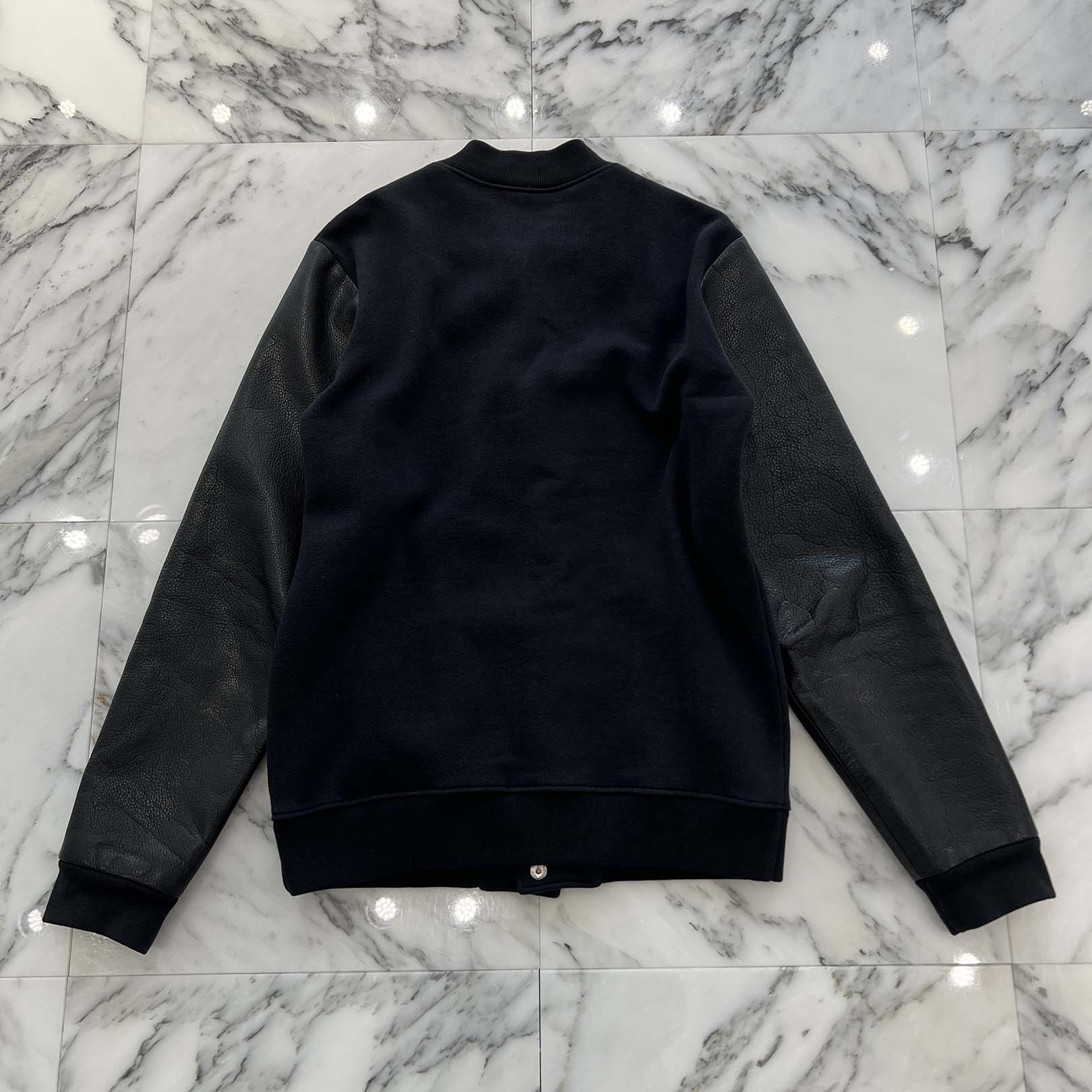 CHROME HEARTS LETTERMAN CH Leather Patch Blouson Jacket Size M クロムハーツ レターマン CHレザーパッチ ブルゾンジャケット サイズM