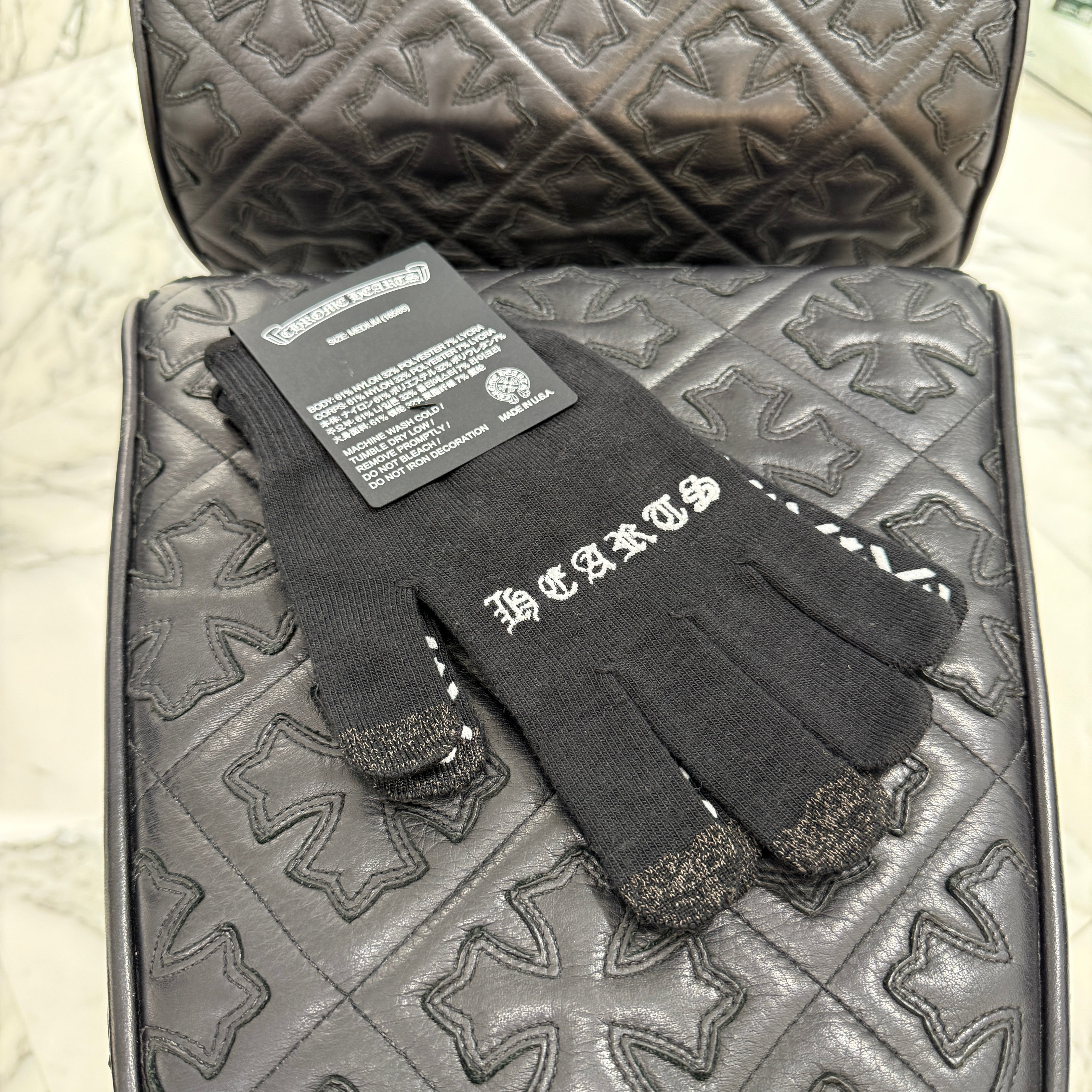 CHROME HEARTS CHECKMATE WORK GROVES Size MEDIUM（180/85）クロムハーツ チェックメイト ワークグローブズ サイズMEDIUM（180/85）