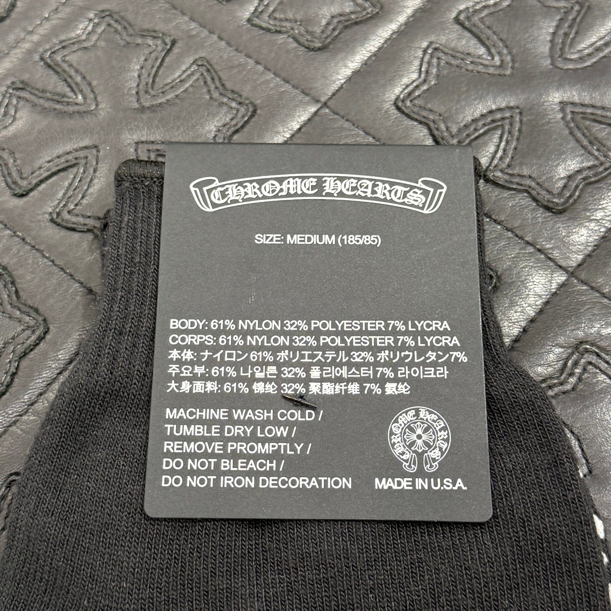 CHROME HEARTS CHECKMATE WORK GROVES Size MEDIUM（180/85）クロムハーツ チェックメイト ワークグローブズ サイズMEDIUM（180/85）