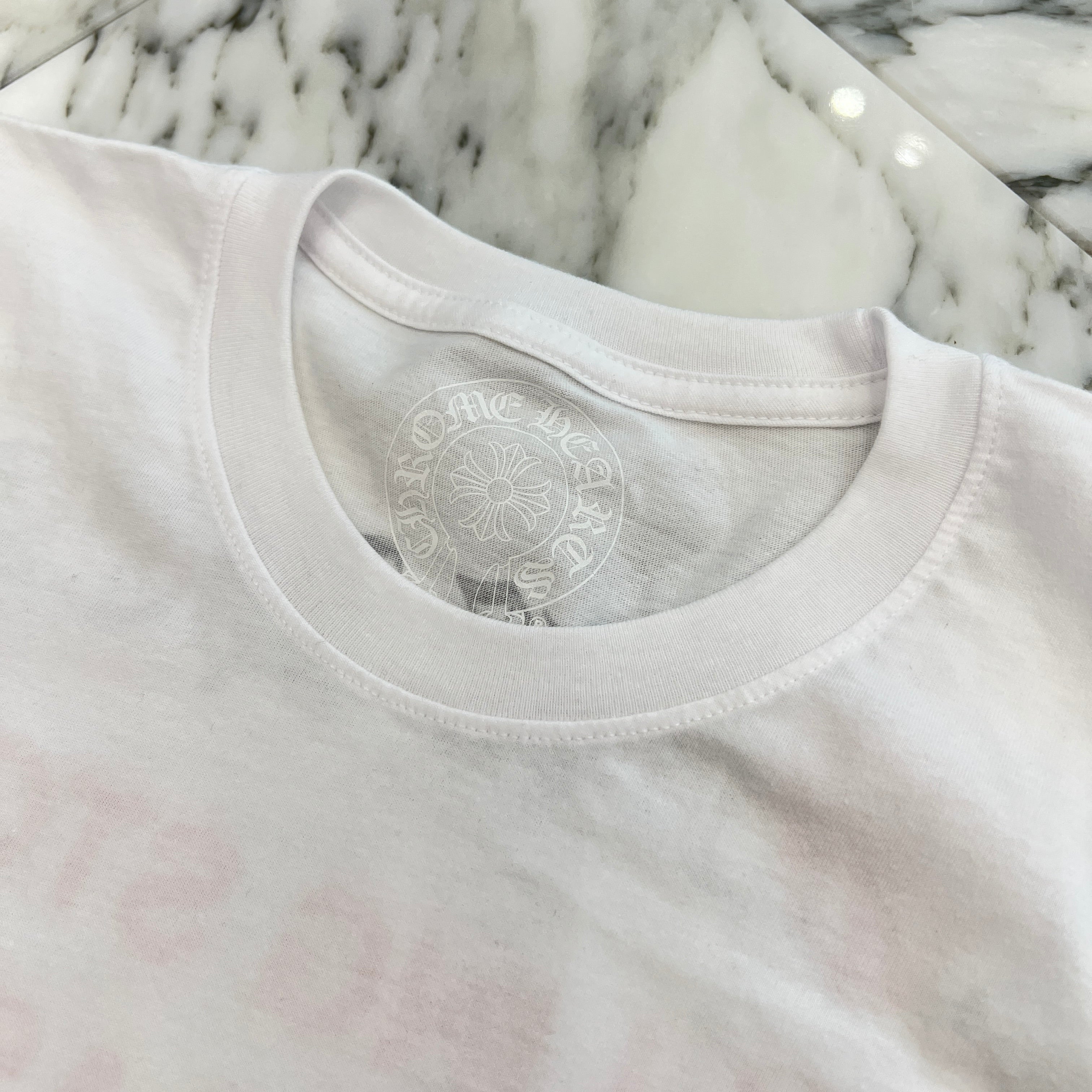 CHROME HEARTS × The Rolling Stones Las Vegas Limited  Lip And Tongue Arch Logo Tee Size L クロムハーツ × ローリングストーンズ ラスベガス限定 リップアンドタン アーチロゴ Tシャツ サイズL