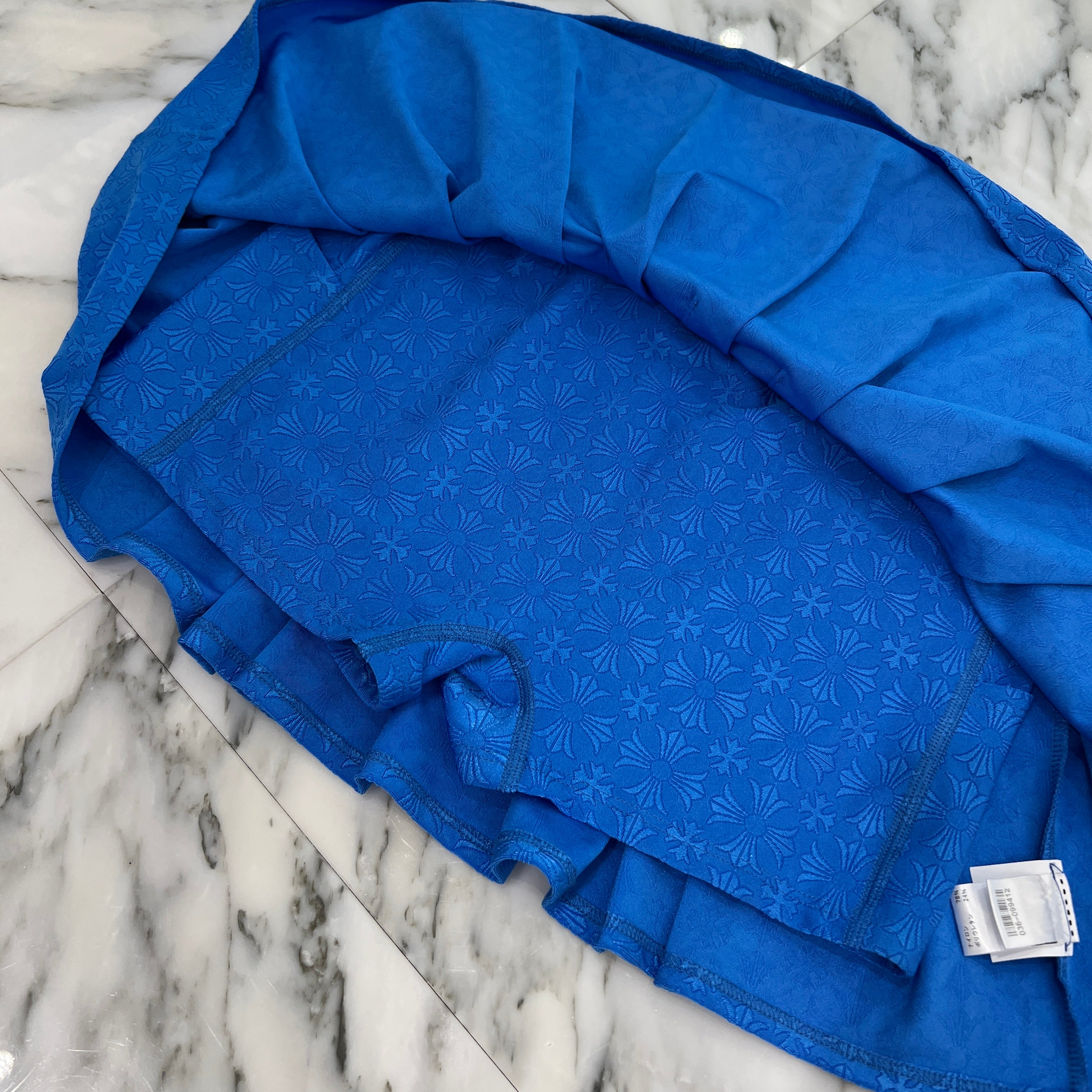 CHROME HEARTS CH Plus Pattern Print Nylon Tennis Skirt Size S クロムハーツ CHプラス 総柄プリント ナイロン テニススカート サイズS