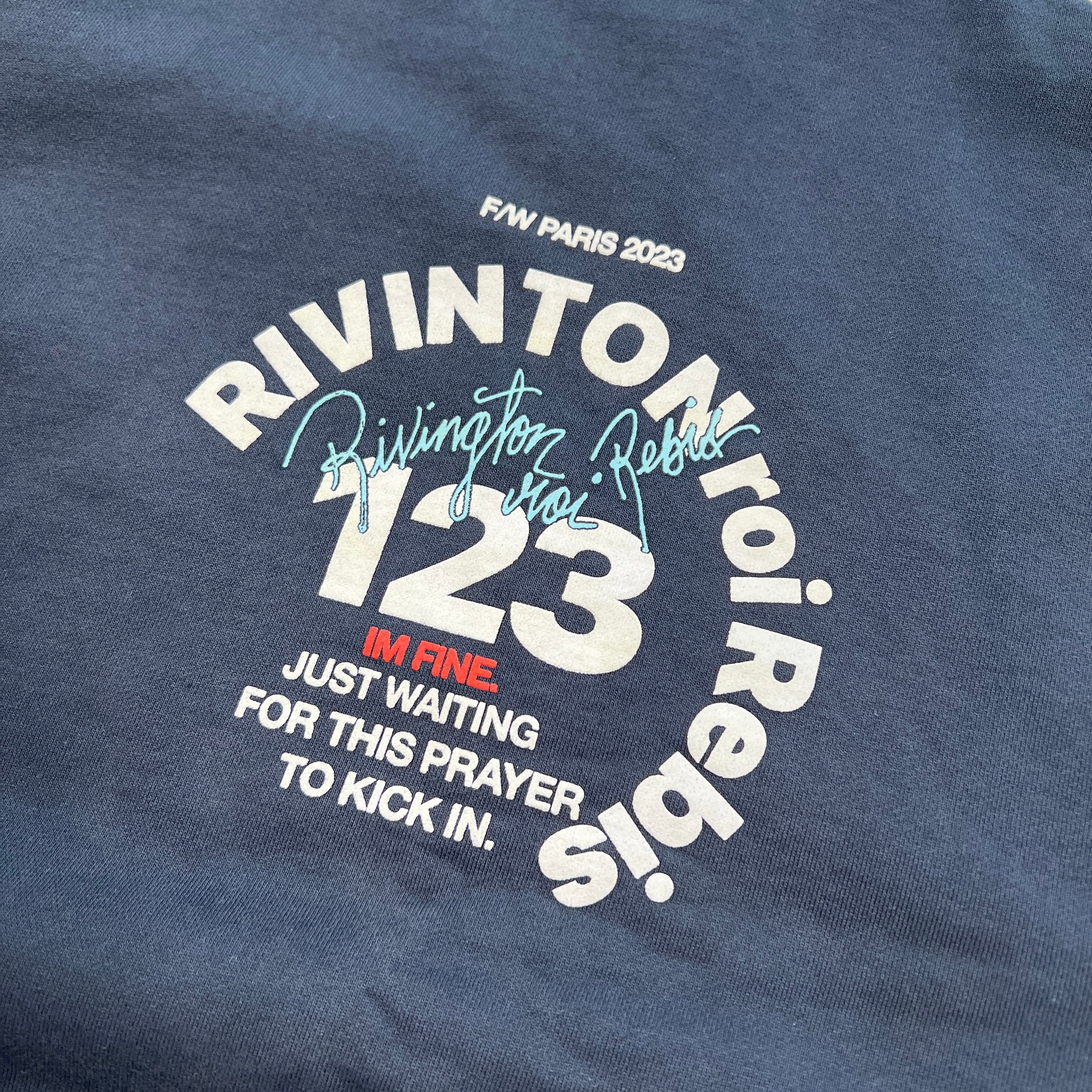 RRR123 Rivington Roi Rebis 2023AW Oversized Crewneck Sweatshirt Size 1 RRR123 リヴィントンロイレビス オーバーサイズ クルーネック スウェットシャツ サイズ1