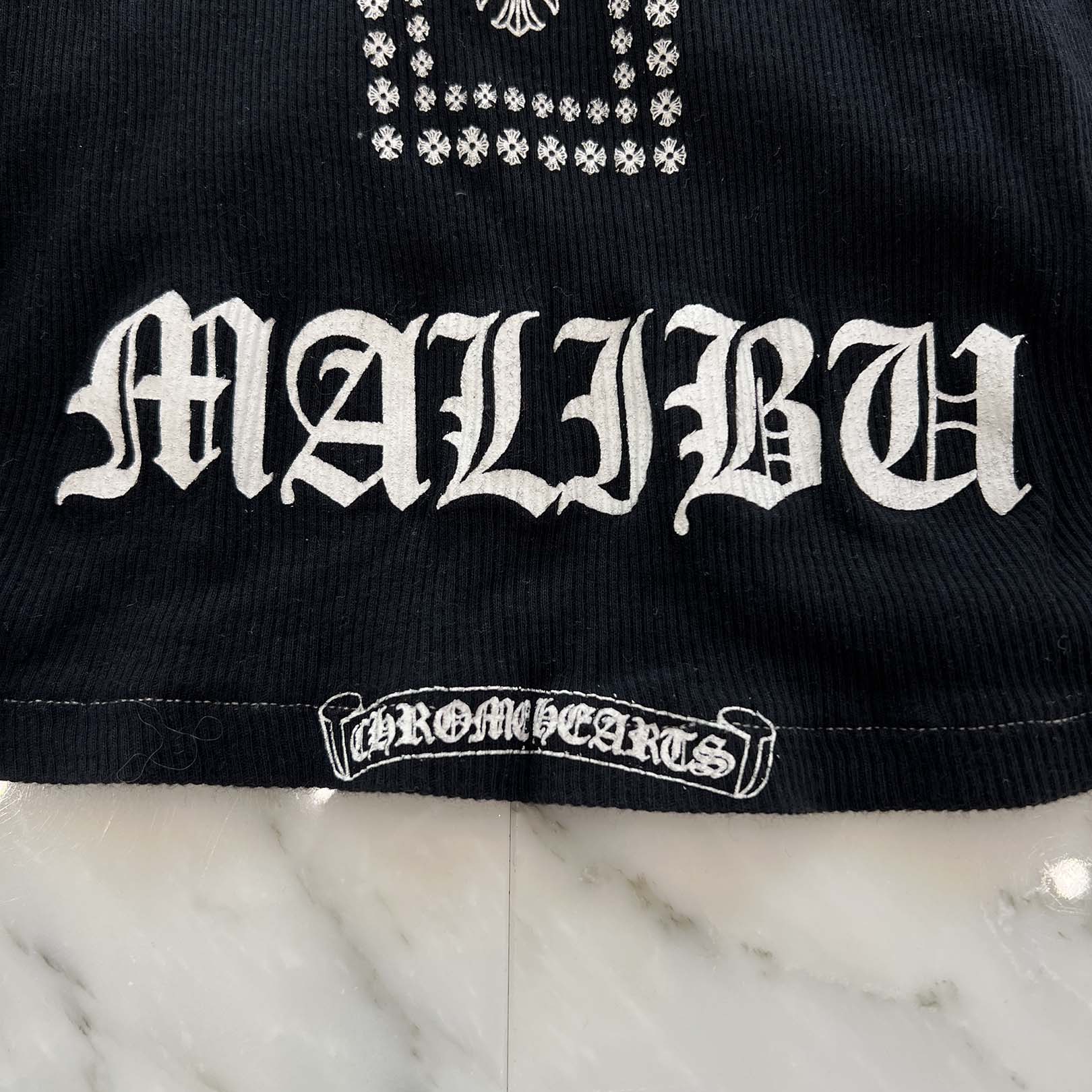 CHROME HEARTS Malibu Limited CH Plus Cross Tank Top Size S クロムハーツ マリブ限定 CHプラスクロス タンクトップ サイズS