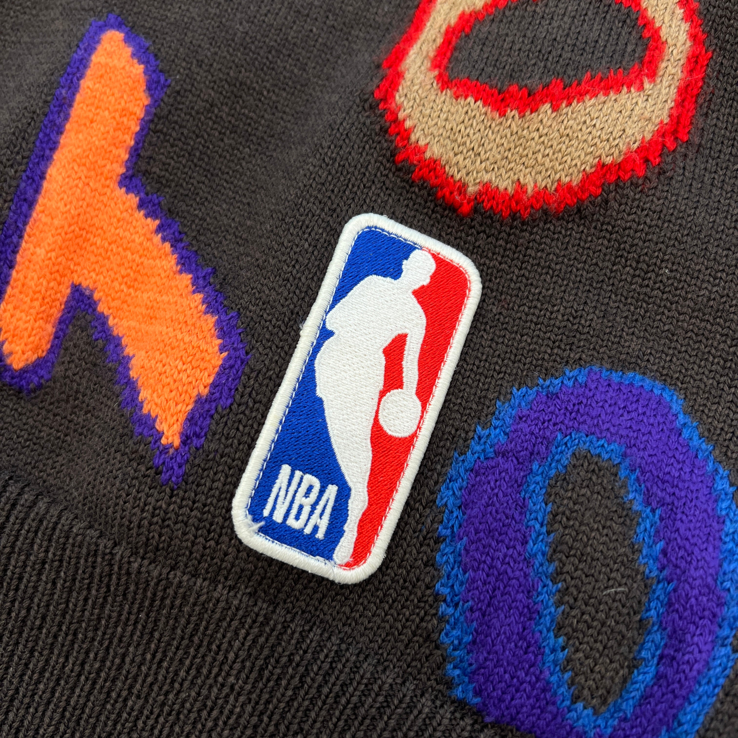 LOUIS VUITTON × NBA 2021AW Letters Crewneck Knit Sweater Size L 1ABX0G ルイヴィトン × NBA レターズ クルーネック ニットセーター サイズL