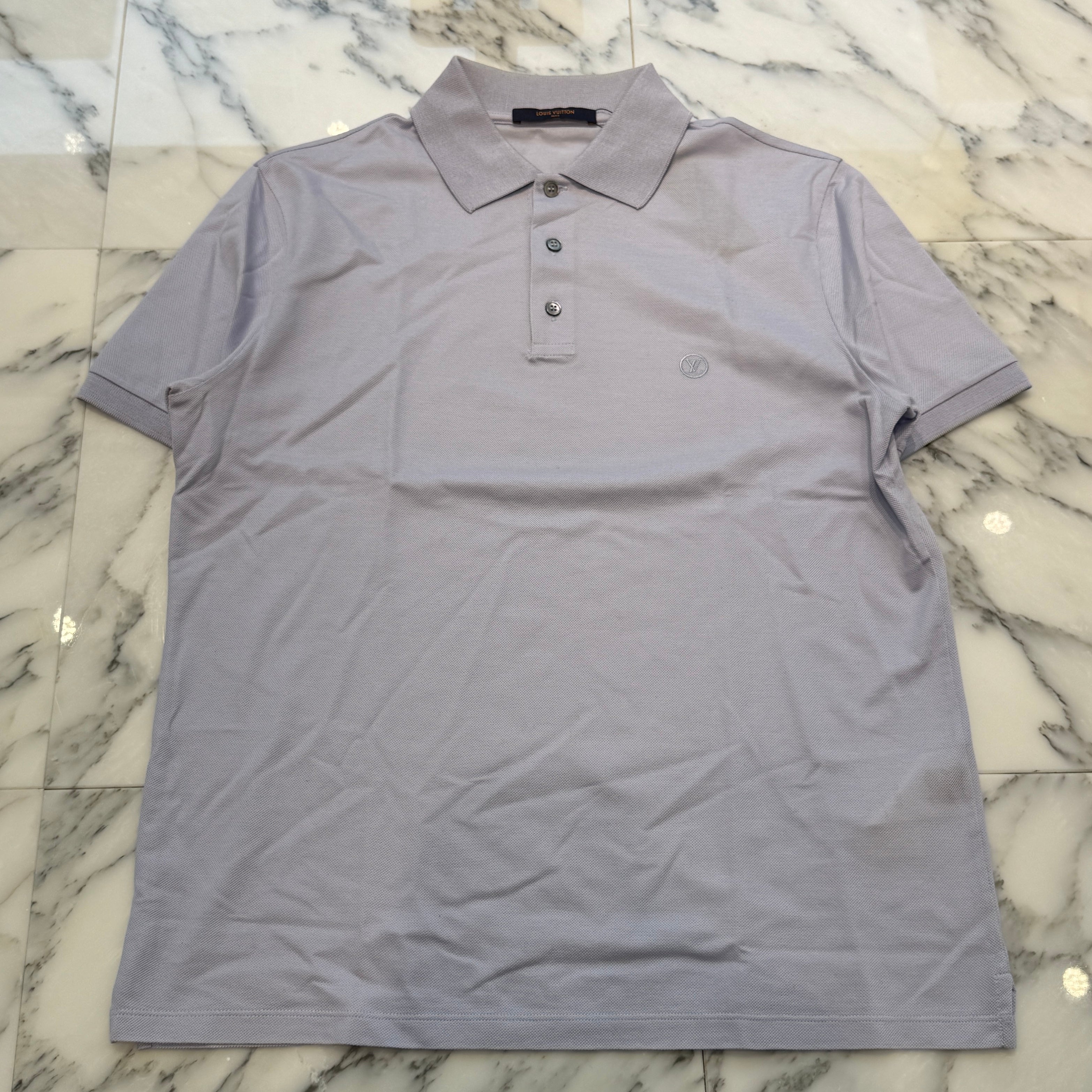 LOUIS VUITTON 2020SS Circle Logo Embroidery Polo Shirt Size M ルイヴィトン サークルロゴ刺繡 ポロシャツ サイズM