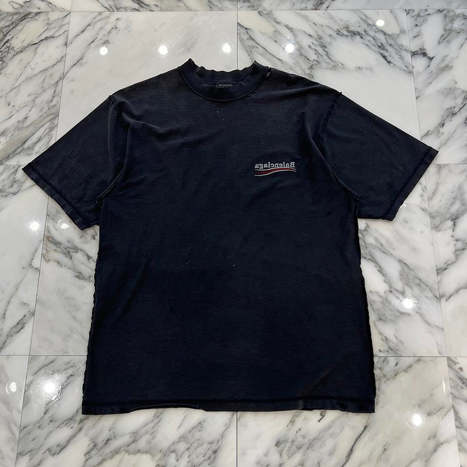 BALENCIAGA 2025SS Political Campaign Inside Out Tee 830247TSVF39668 Size XXS バレンシアガ ポリティカルキャンペーンインサイドアウトTシャツ サイズXXS