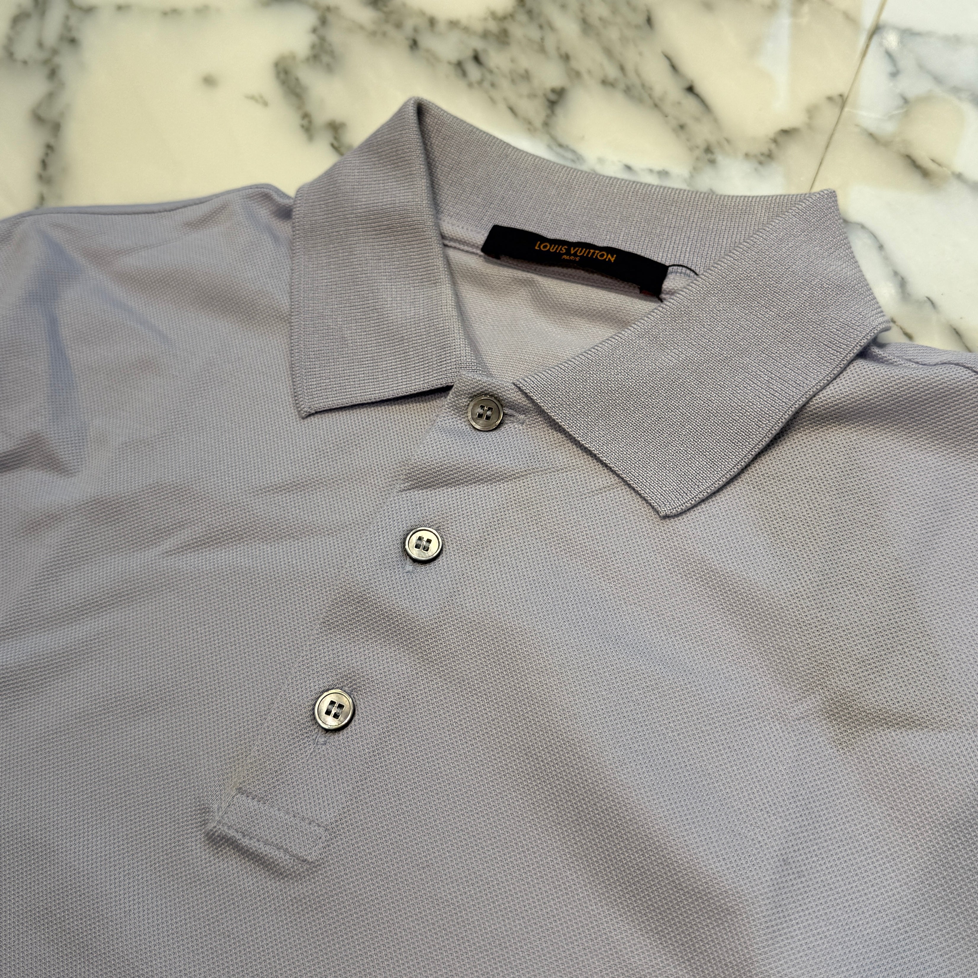 LOUIS VUITTON 2020SS Circle Logo Embroidery Polo Shirt Size M ルイヴィトン サークルロゴ刺繡 ポロシャツ サイズM