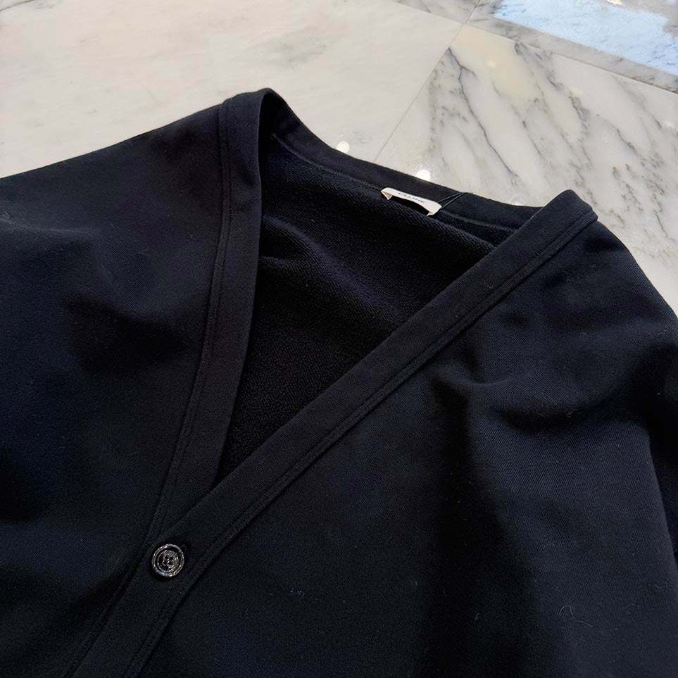 CELINE 2021AW Back Logo Print Oversized Cardigan 2Y672670Q Size S