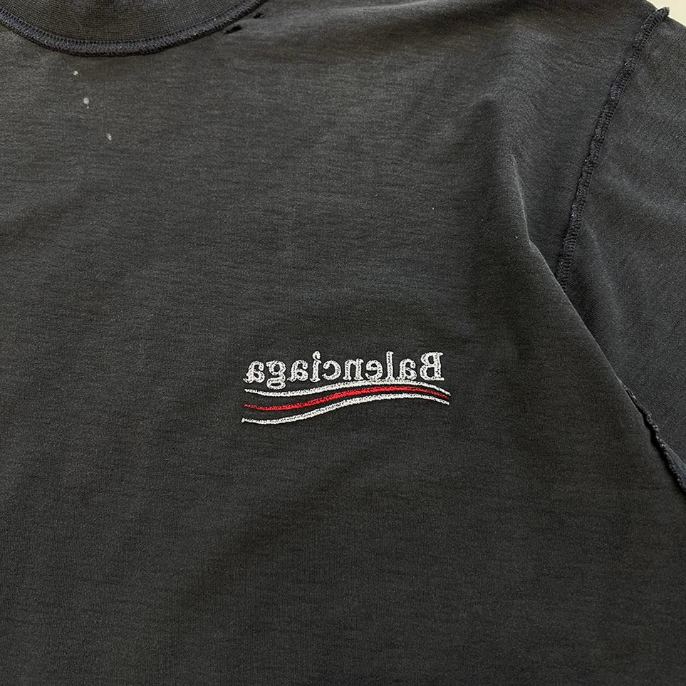 BALENCIAGA 2025SS Political Campaign Inside Out Tee 830247TSVF39668 Size XXS バレンシアガ ポリティカルキャンペーンインサイドアウトTシャツ サイズXXS