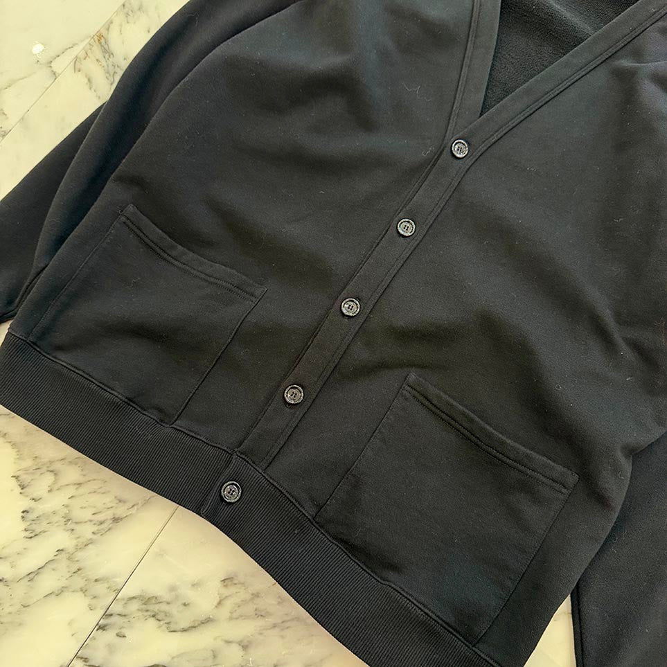 CELINE 2021AW Back Logo Print Oversized Cardigan 2Y672670Q Size S セリーヌ バックロゴプリント オーバーサイズ カーディガン サイズS