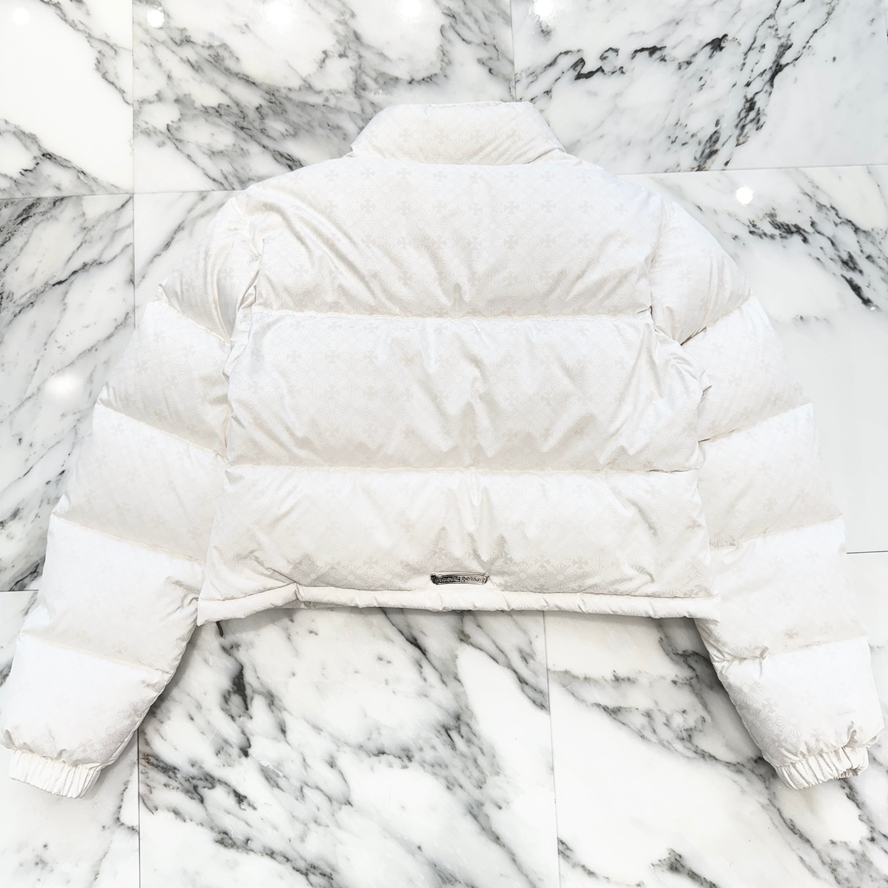 CHROME HEARTS Cropped CH Plus Stiff Down Jacket Size S クロムハーツ クロップド CHプラス スティッフ ダウンジャケット サイズS